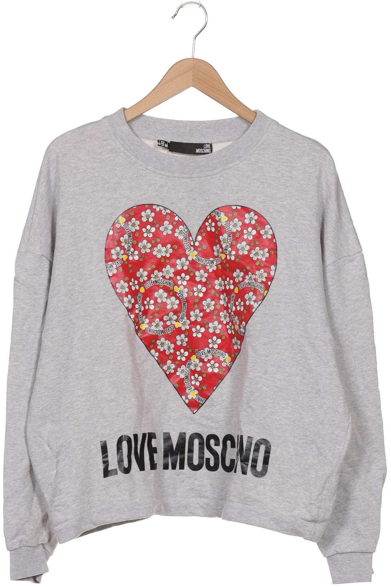 

Love Moschino Damen Sweatshirt, grau, Gr. 44