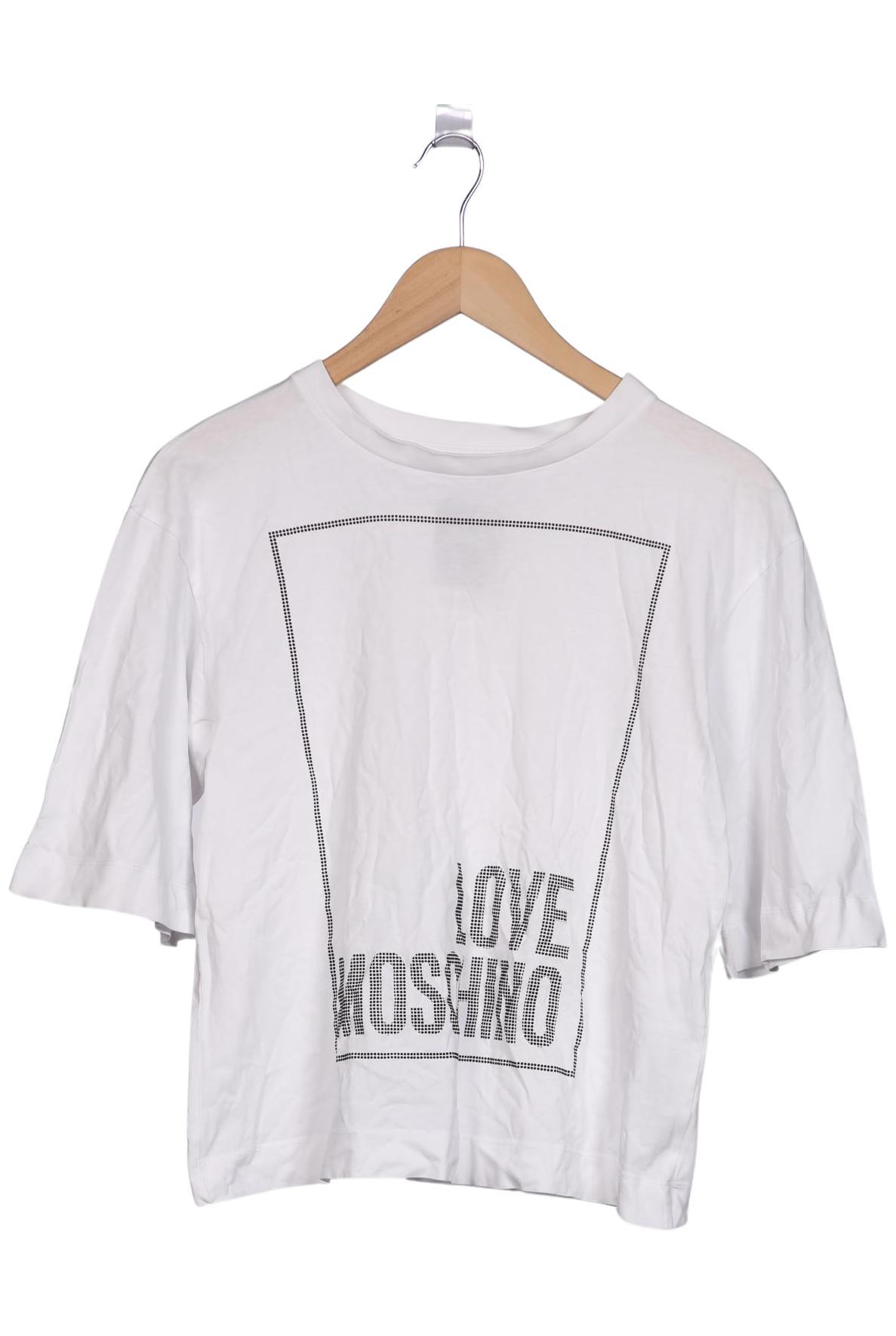 

Love Moschino Damen T-Shirt, weiß, Gr. 36