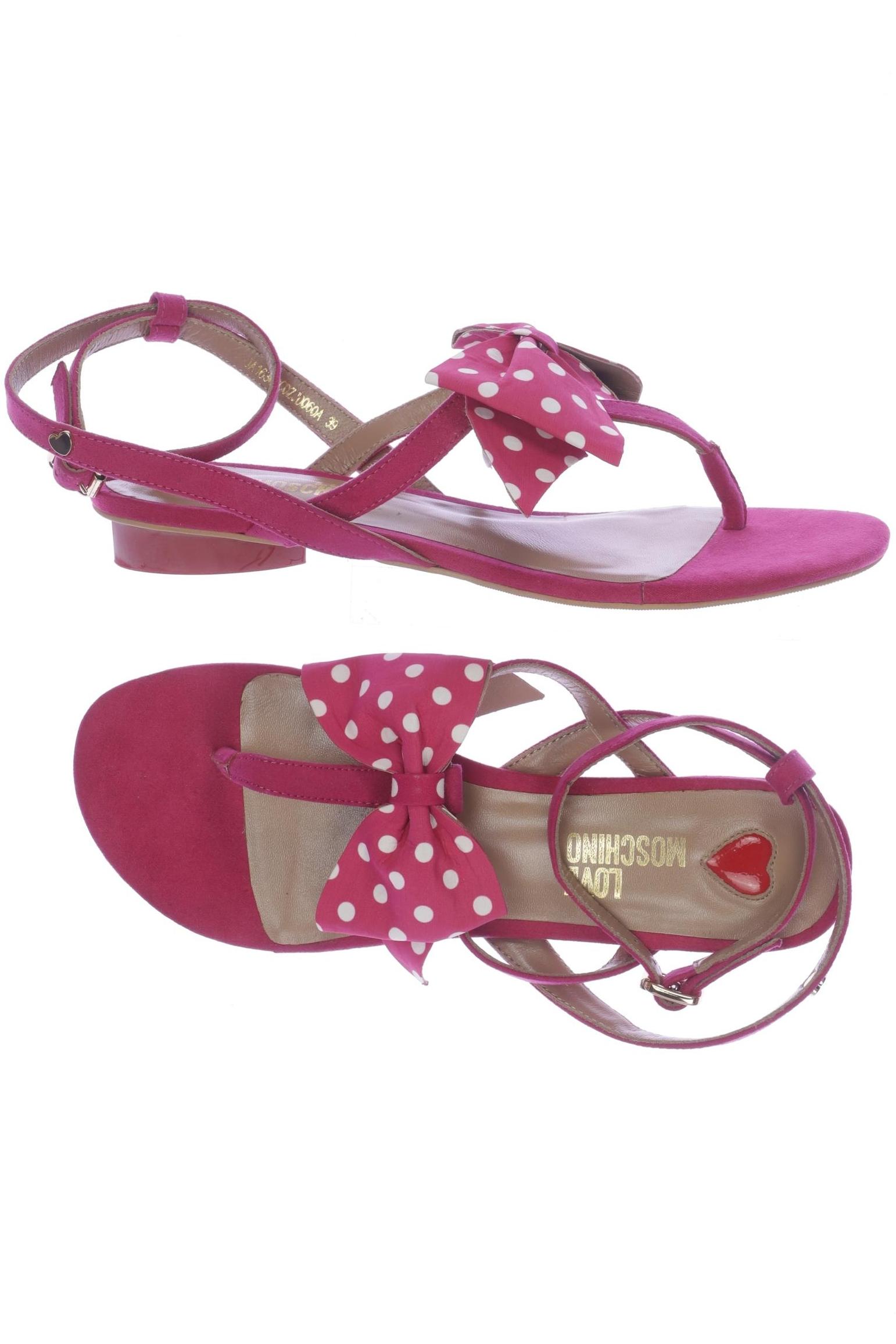 

Love Moschino Damen Sandale, pink, Gr. 39