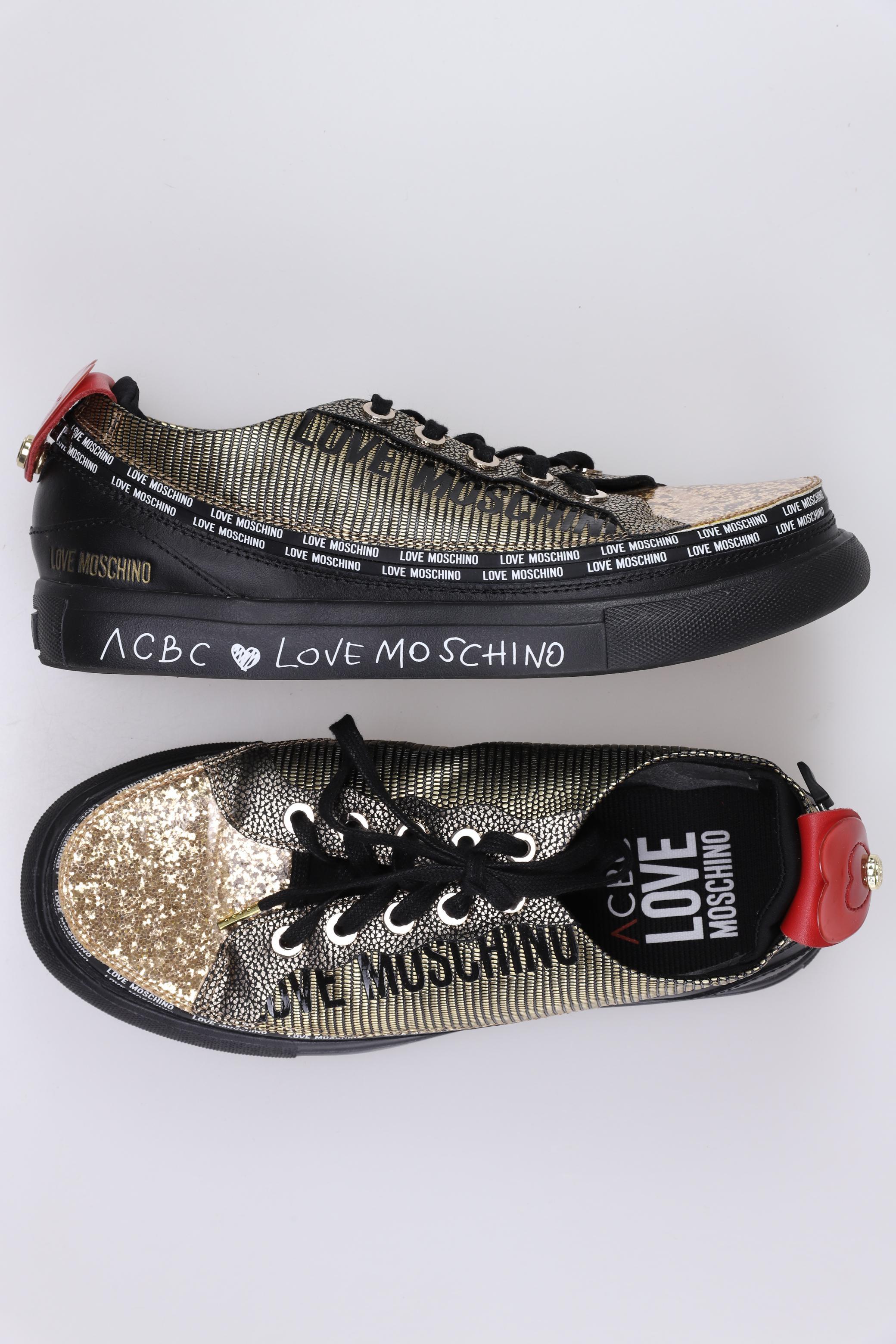 

Love Moschino Damen Sneakers, gold, Gr. 38