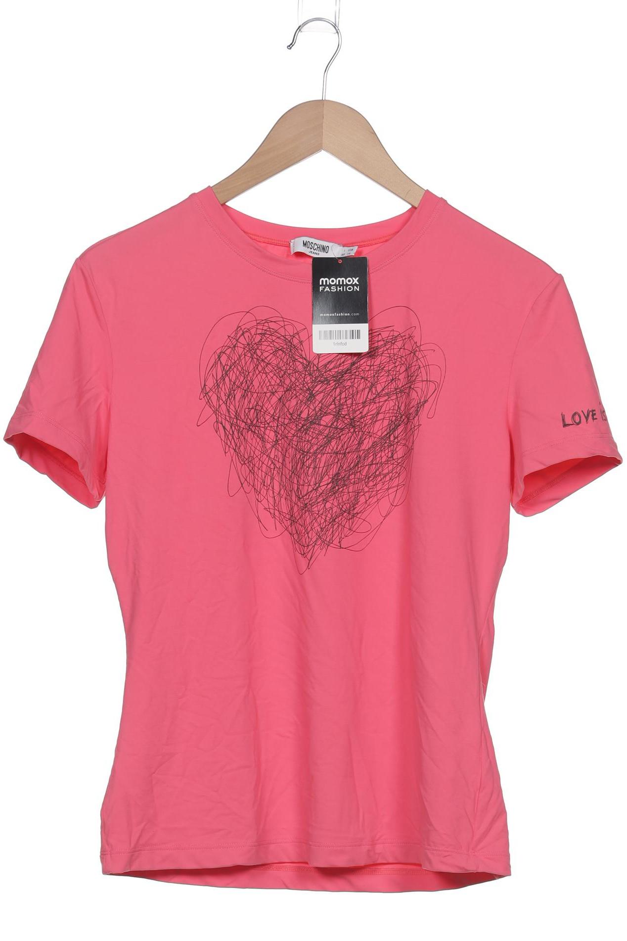 

Love Moschino Damen T-Shirt, pink, Gr. 44
