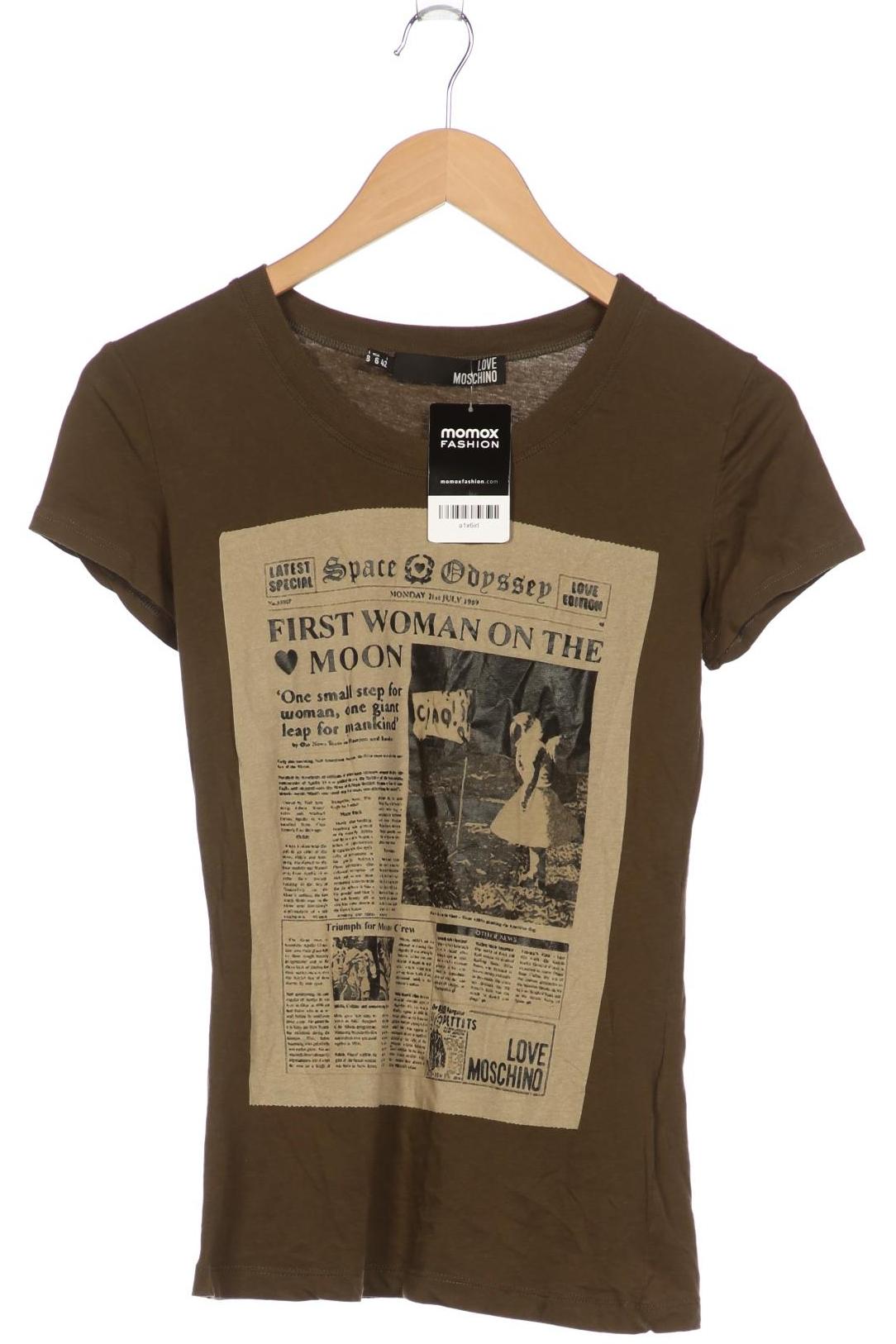 

Love Moschino Damen T-Shirt, grün, Gr. 38