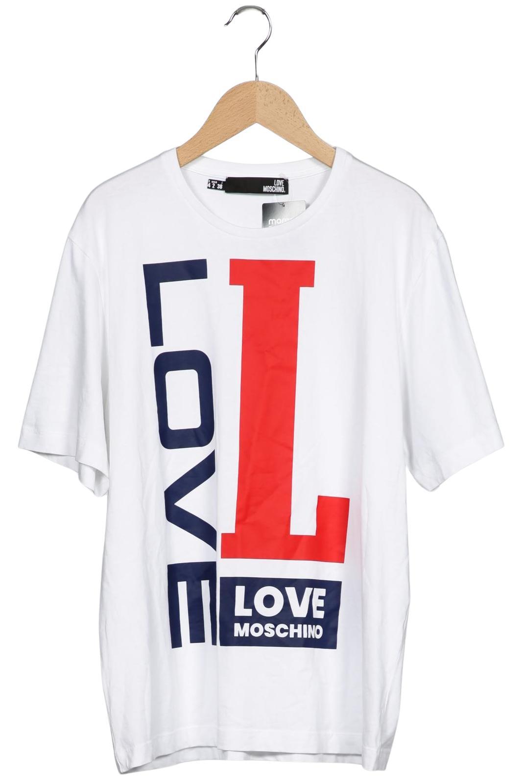 

Love Moschino Damen T-Shirt, weiß, Gr. 32