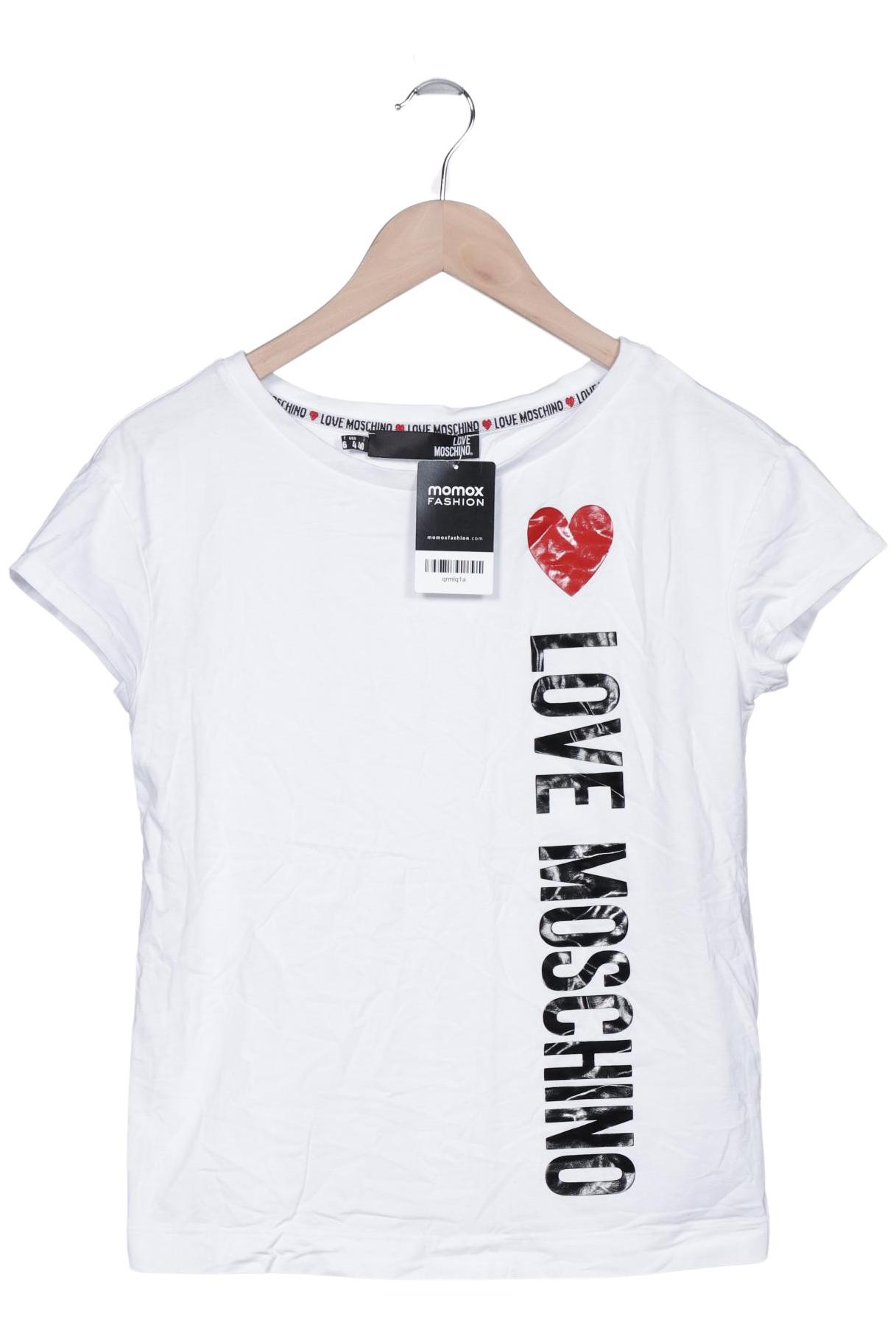 

Love Moschino Damen T-Shirt, weiß, Gr. 36