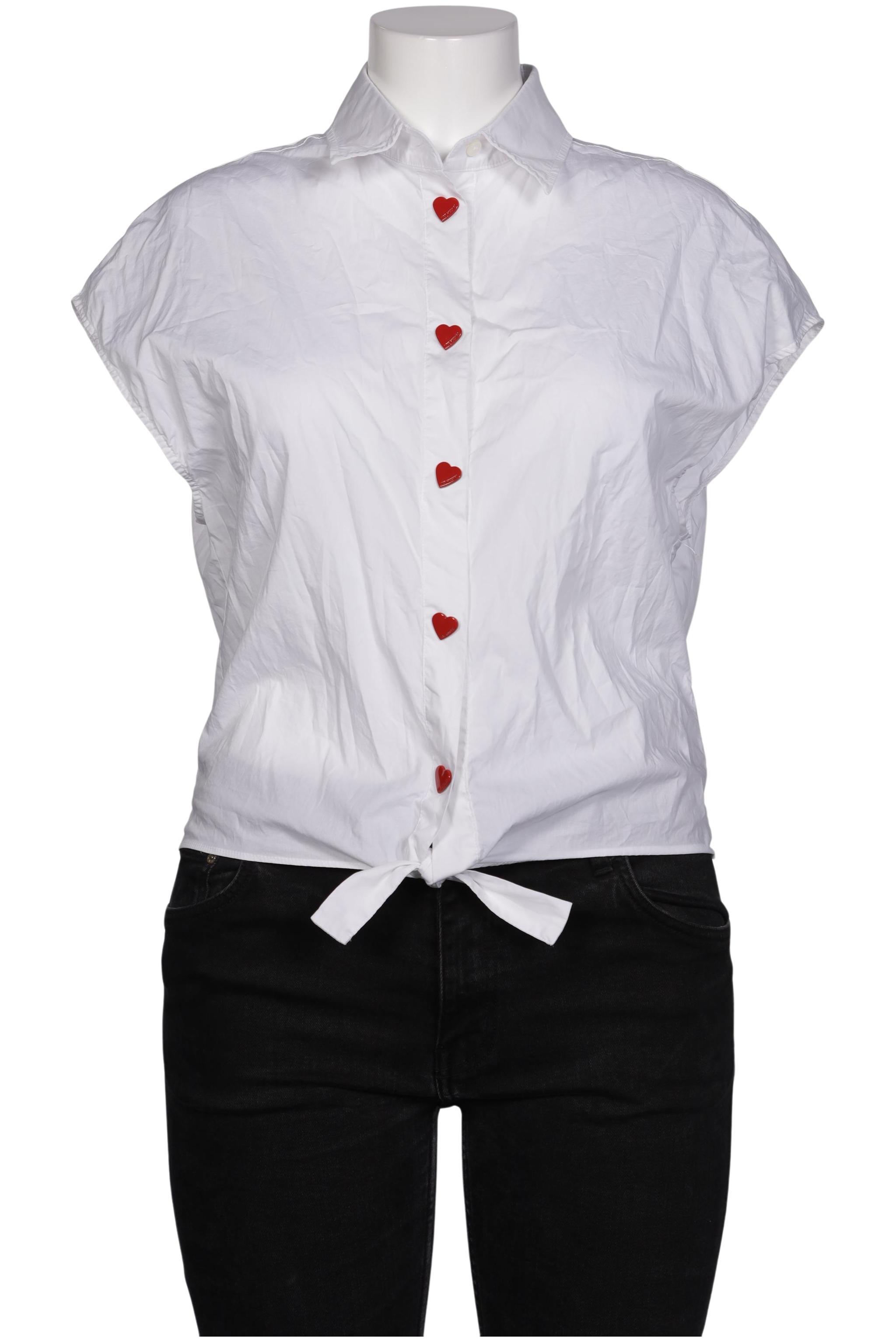 

Love Moschino Damen Bluse, weiß, Gr. 38