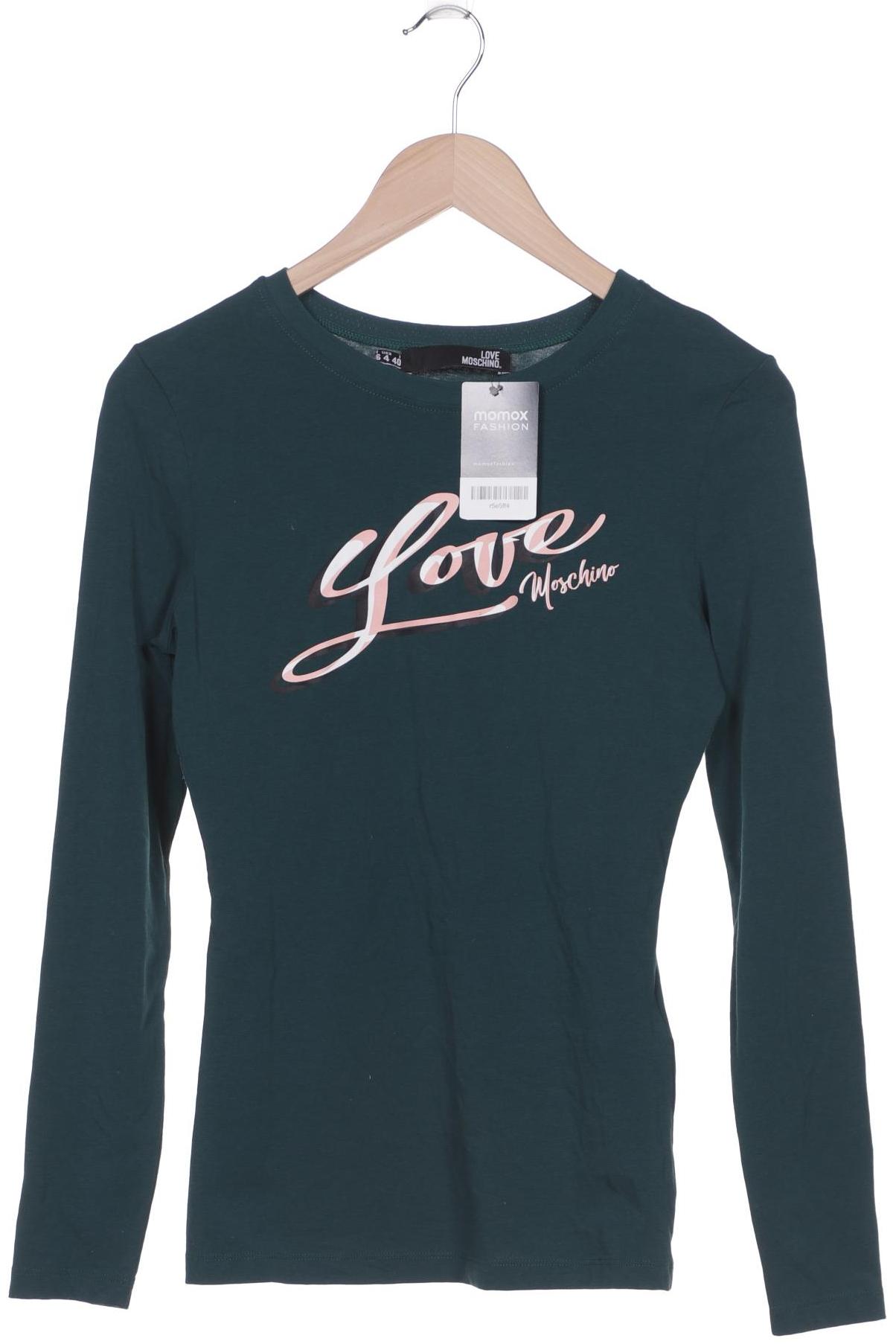 

LOVE MOSCHINO Damen Langarmshirt, grün