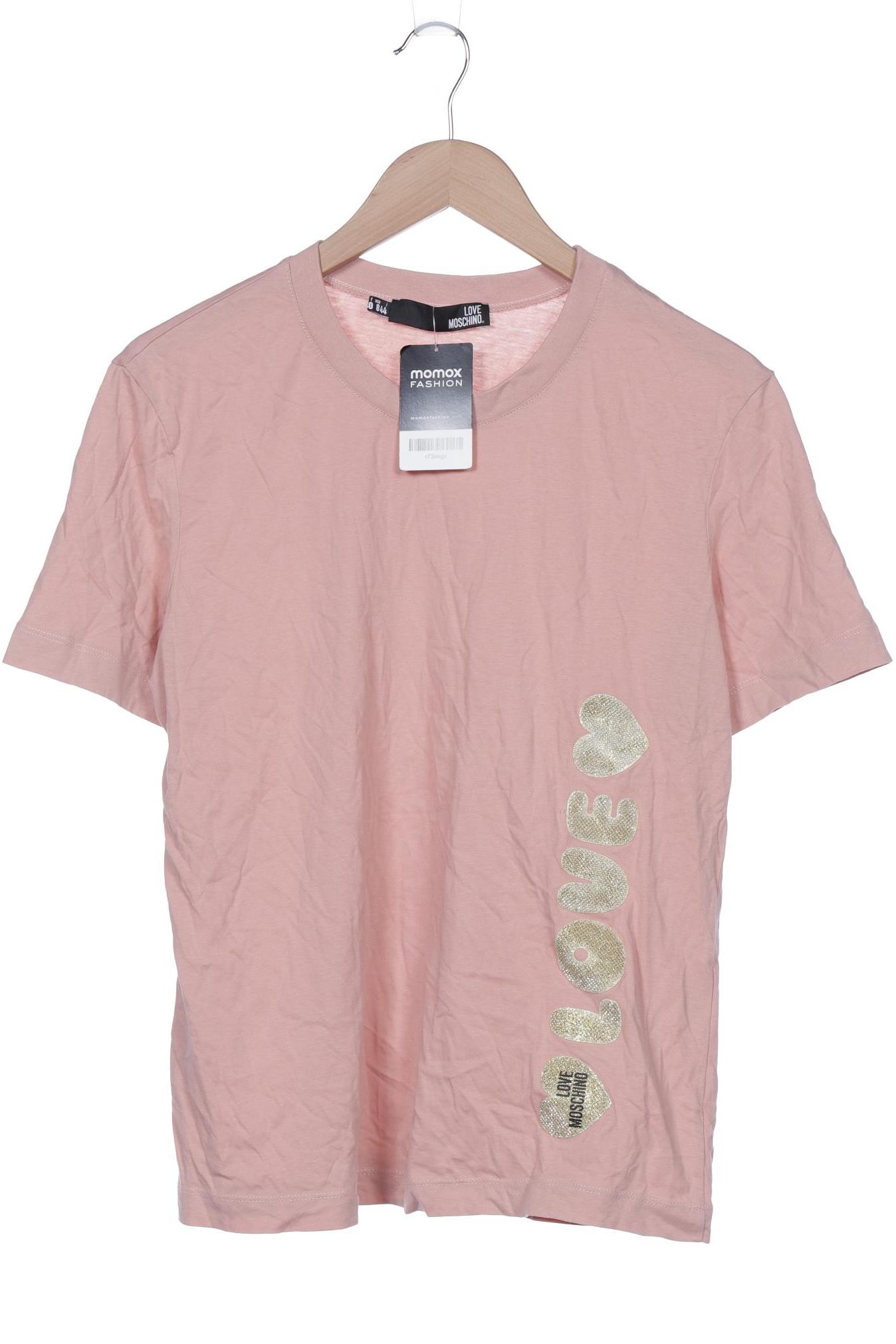 

Love Moschino Damen T-Shirt, pink, Gr. 40