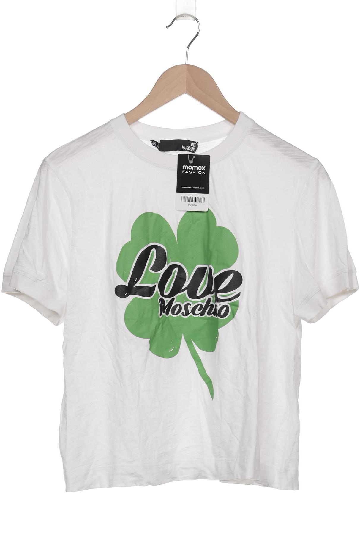 

Love Moschino Damen T-Shirt, weiß, Gr. 40