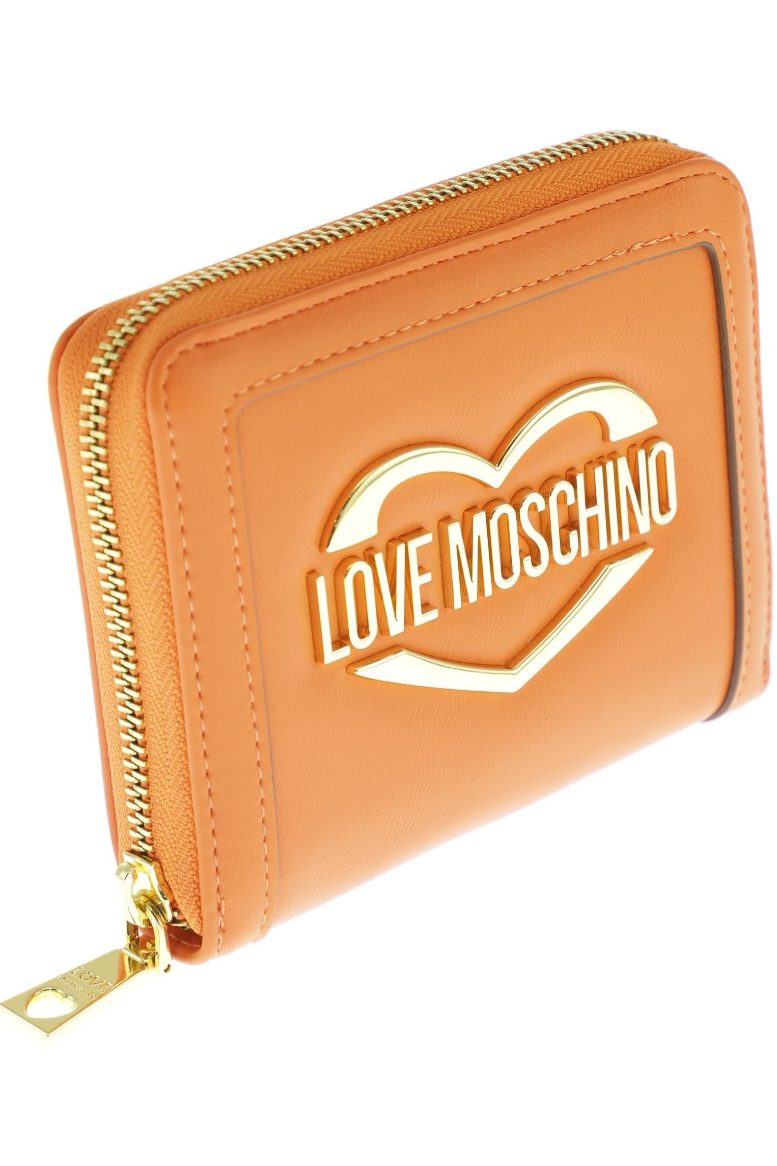 

Love Moschino Damen Portemonnaie, orange, Gr.