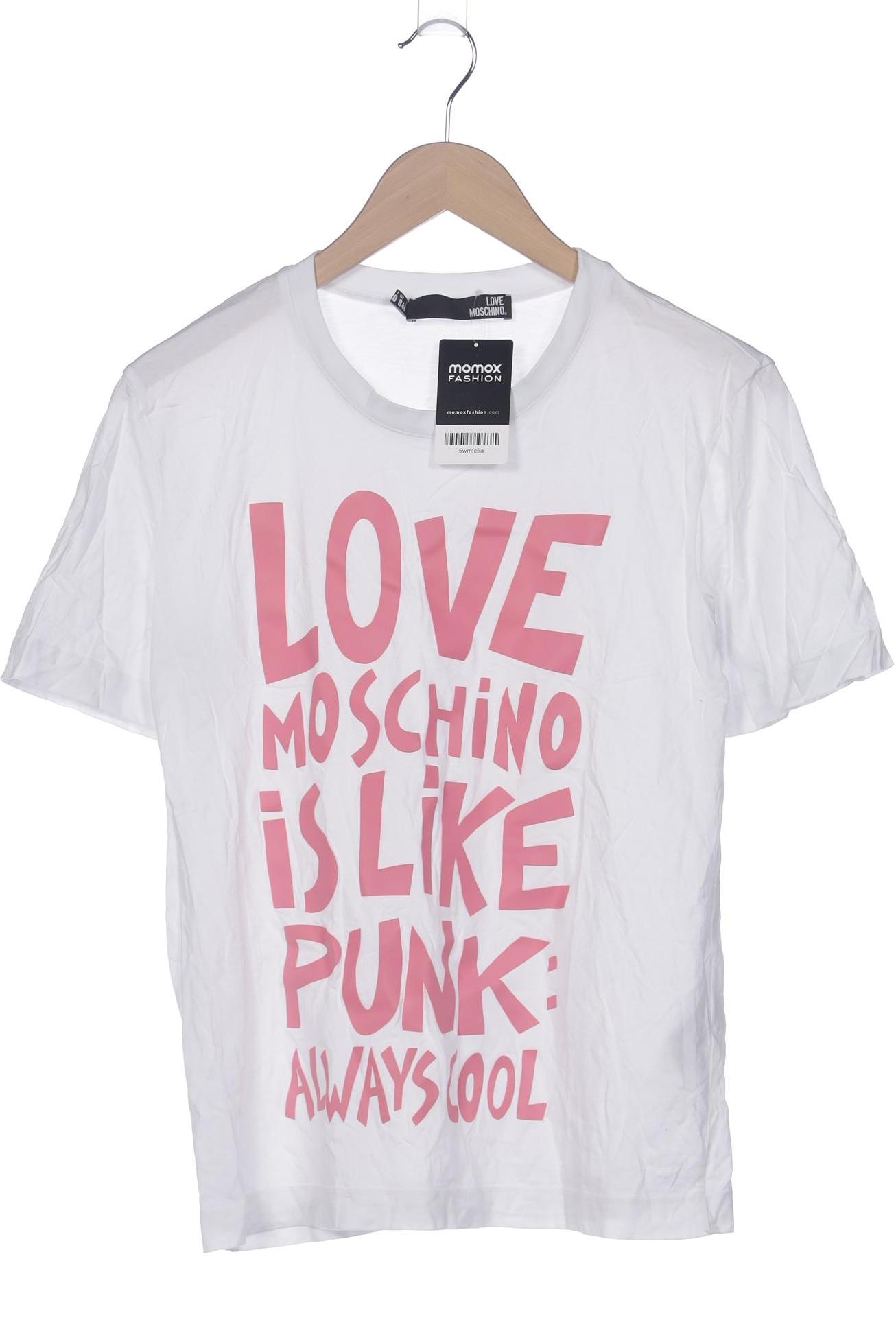 

Love Moschino Damen T-Shirt, weiß, Gr. 40