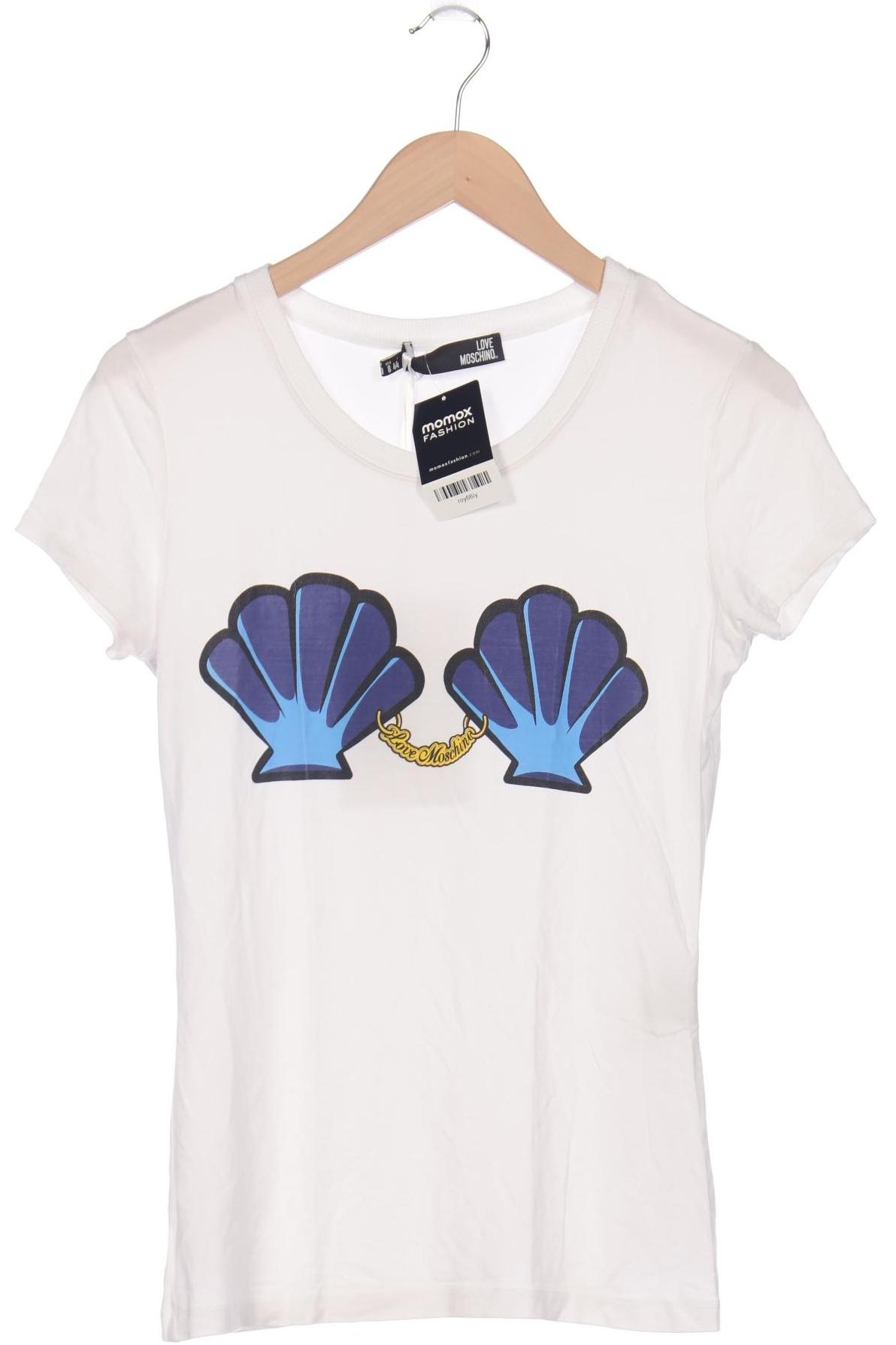 

Love Moschino Damen T-Shirt, weiß, Gr. 40