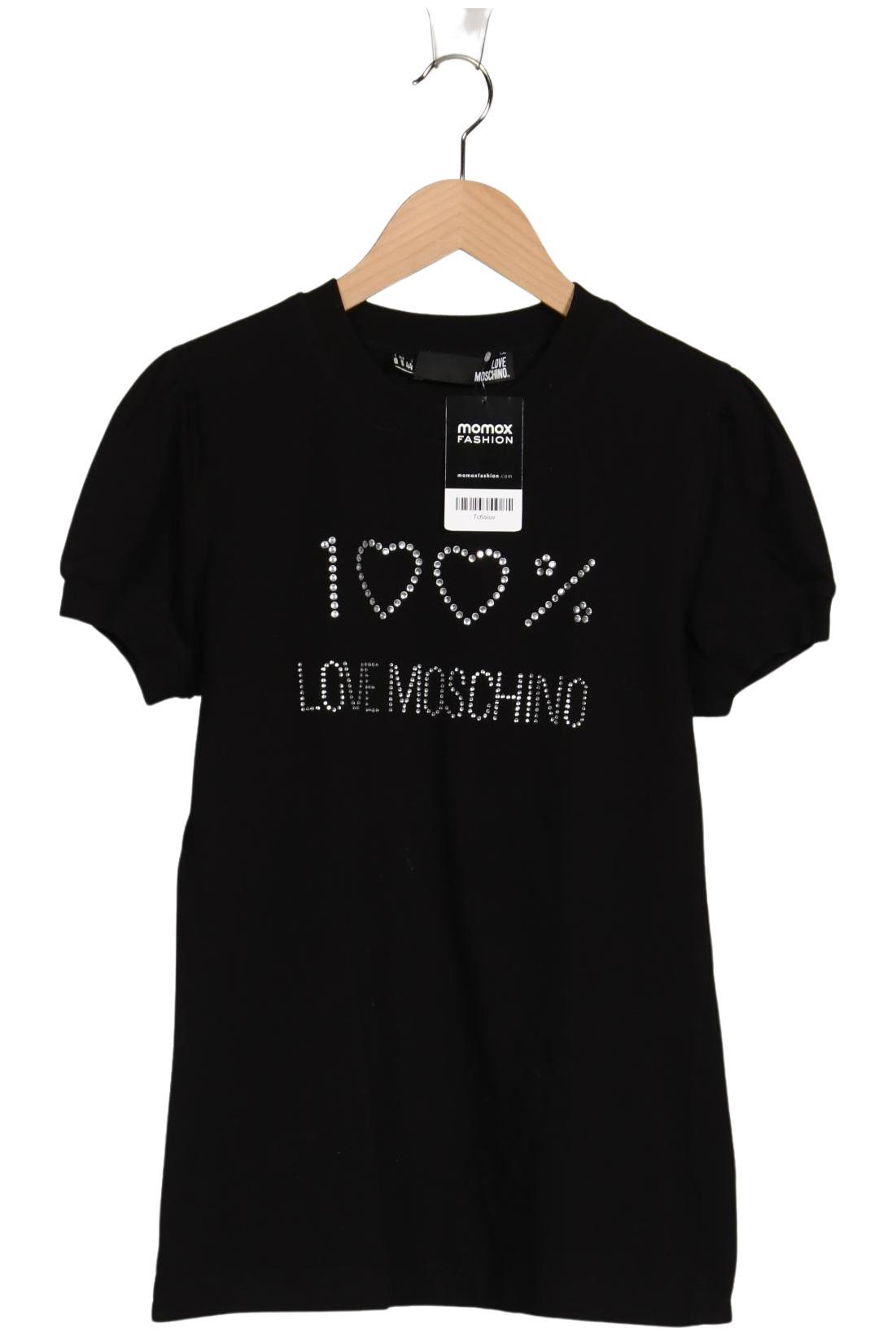 

Love Moschino Damen T-Shirt, schwarz, Gr. 40