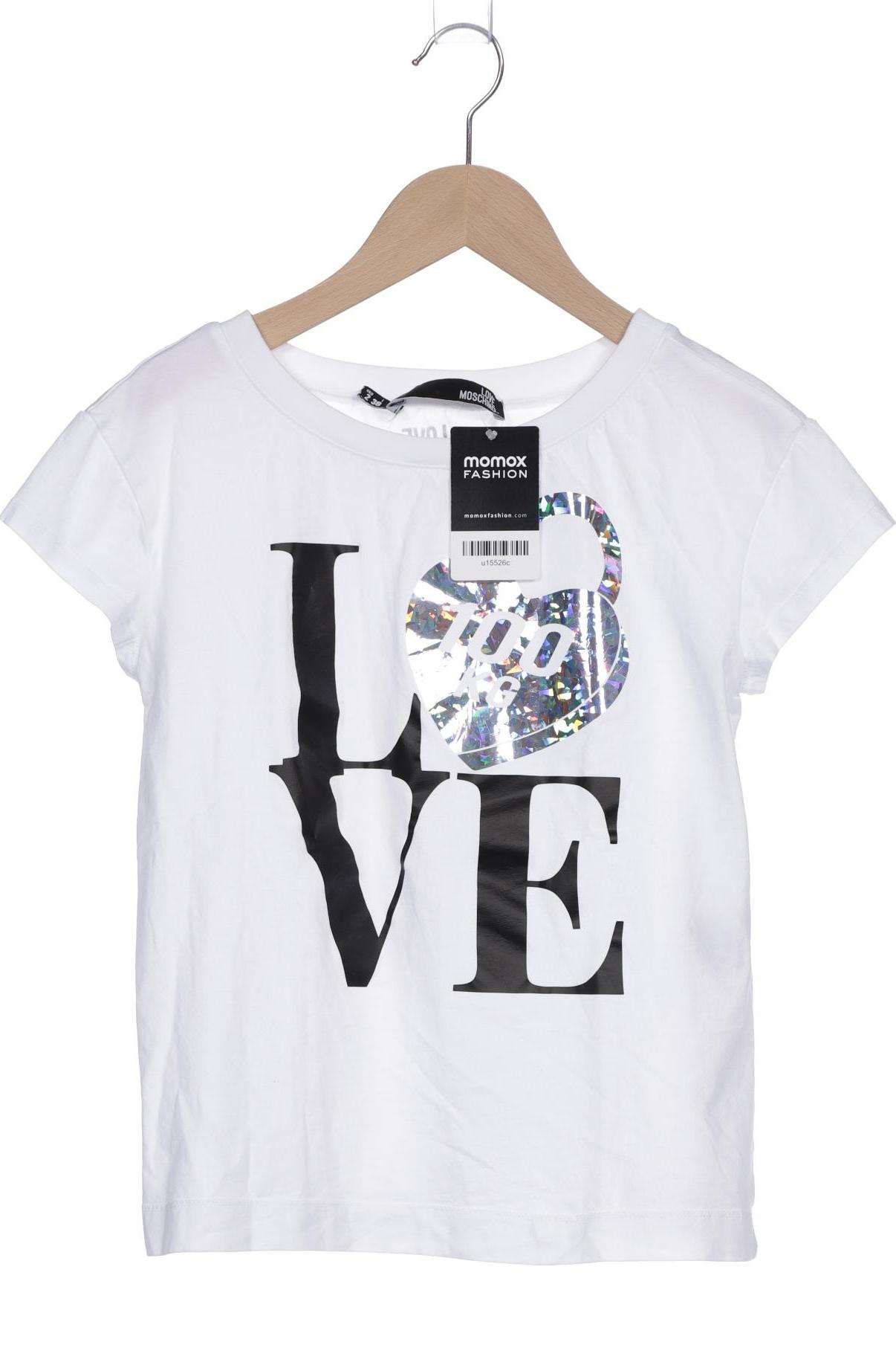

Love Moschino Damen T-Shirt, weiß, Gr. 34