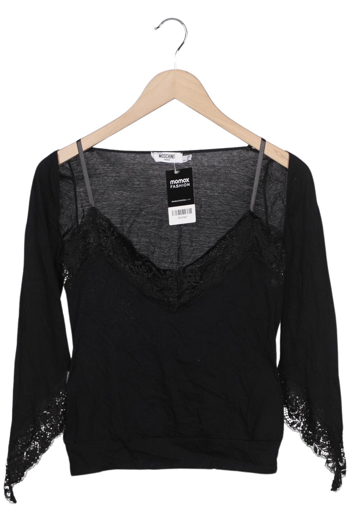 

Love Moschino Damen Langarmshirt, schwarz, Gr. 36