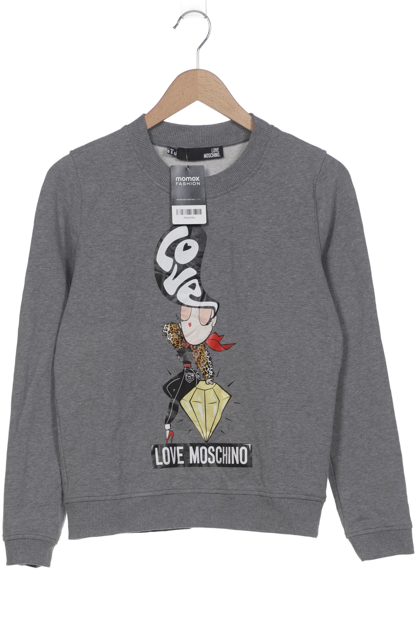 

Love Moschino Damen Sweatshirt, grau, Gr. 38