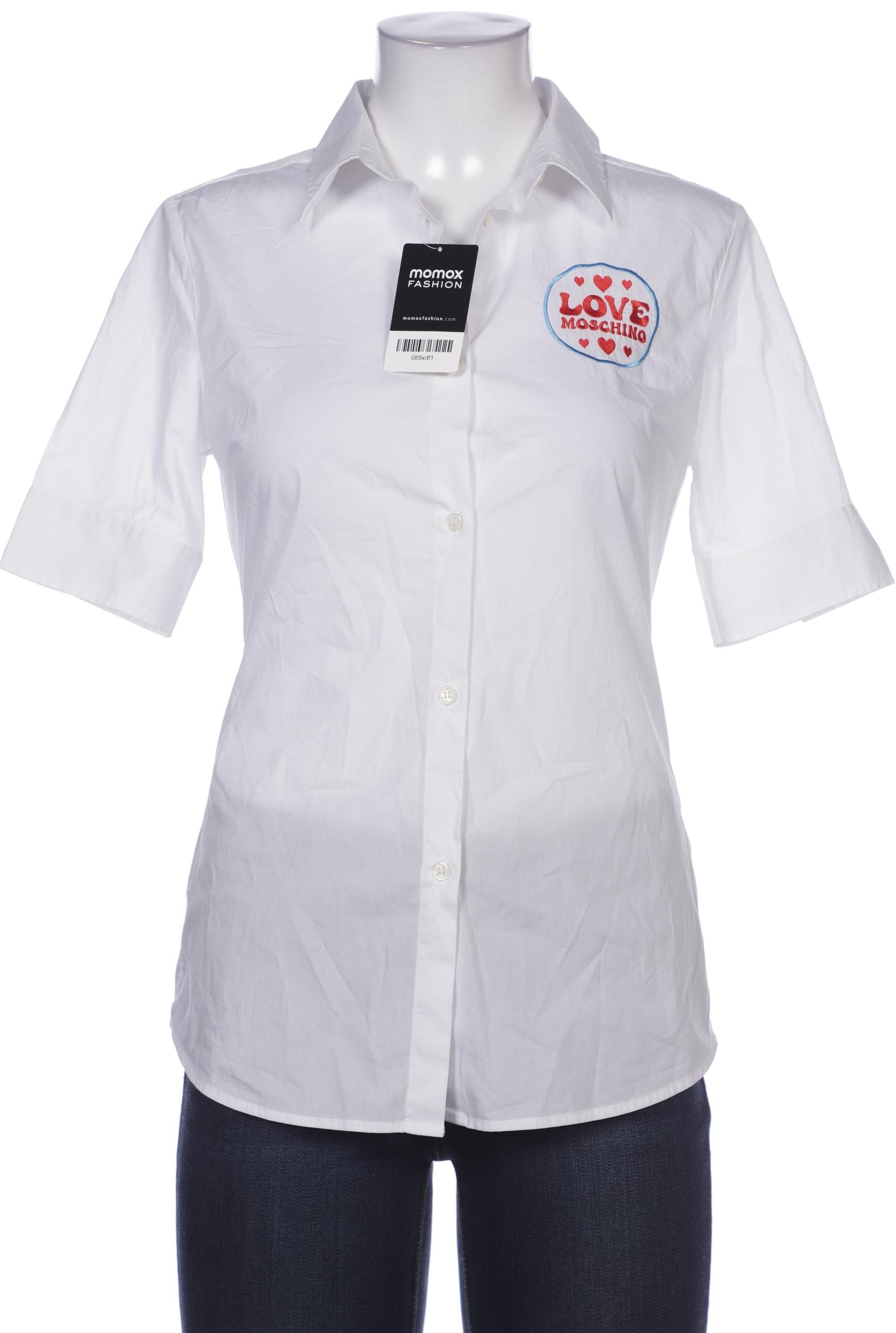 

Love Moschino Damen Bluse, weiß, Gr. 36