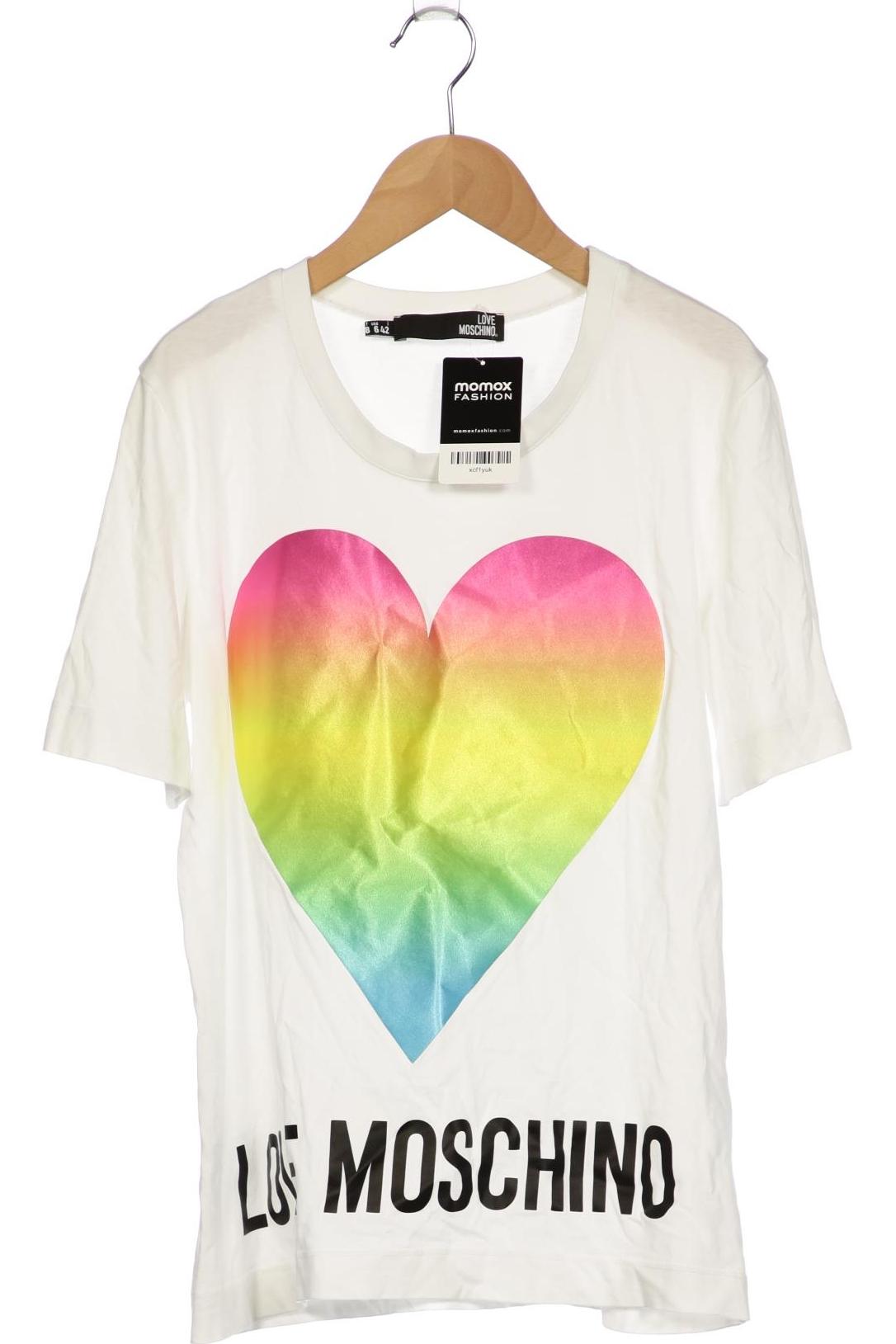 

Love Moschino Damen T-Shirt, weiß, Gr. 38