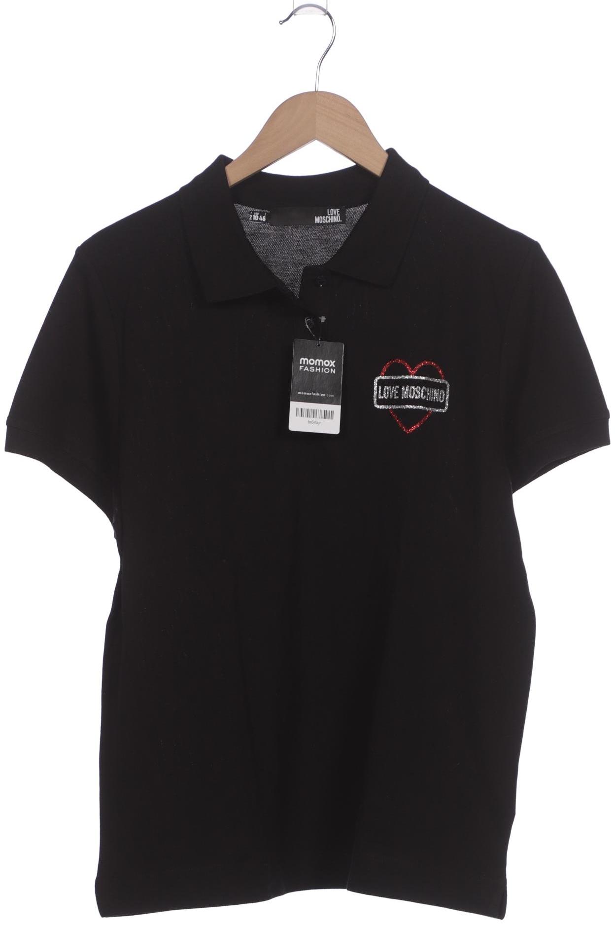 

Love Moschino Damen Poloshirt, schwarz, Gr. 42