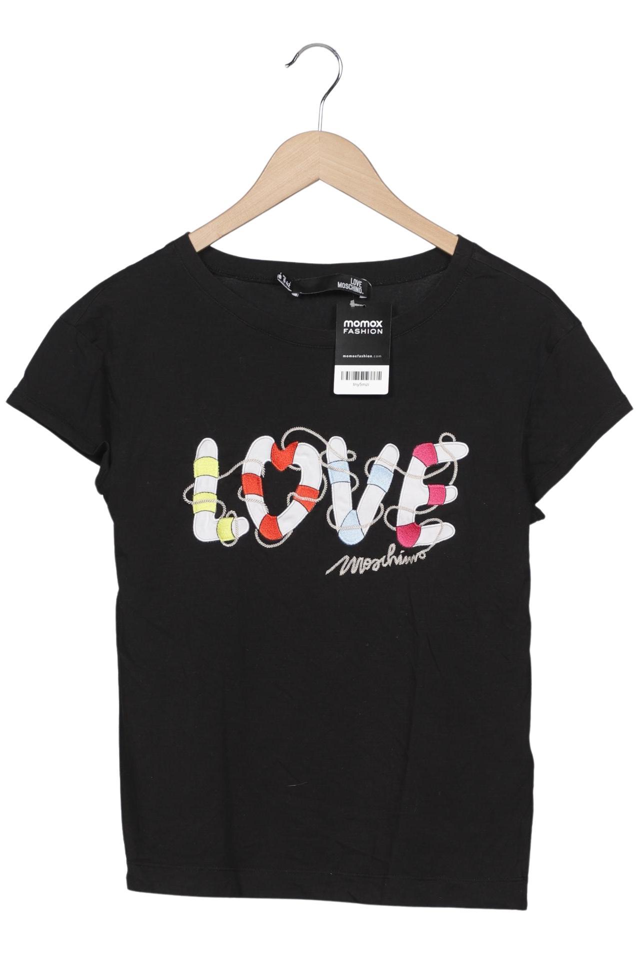 

Love Moschino Damen T-Shirt, schwarz, Gr. 38
