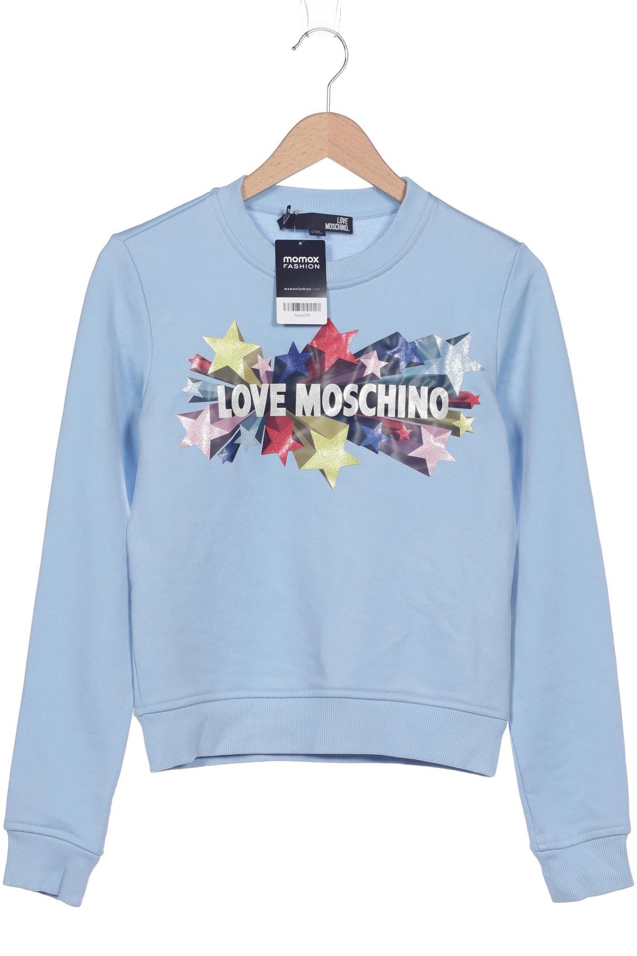 

LOVE MOSCHINO Damen Sweatshirt, hellblau