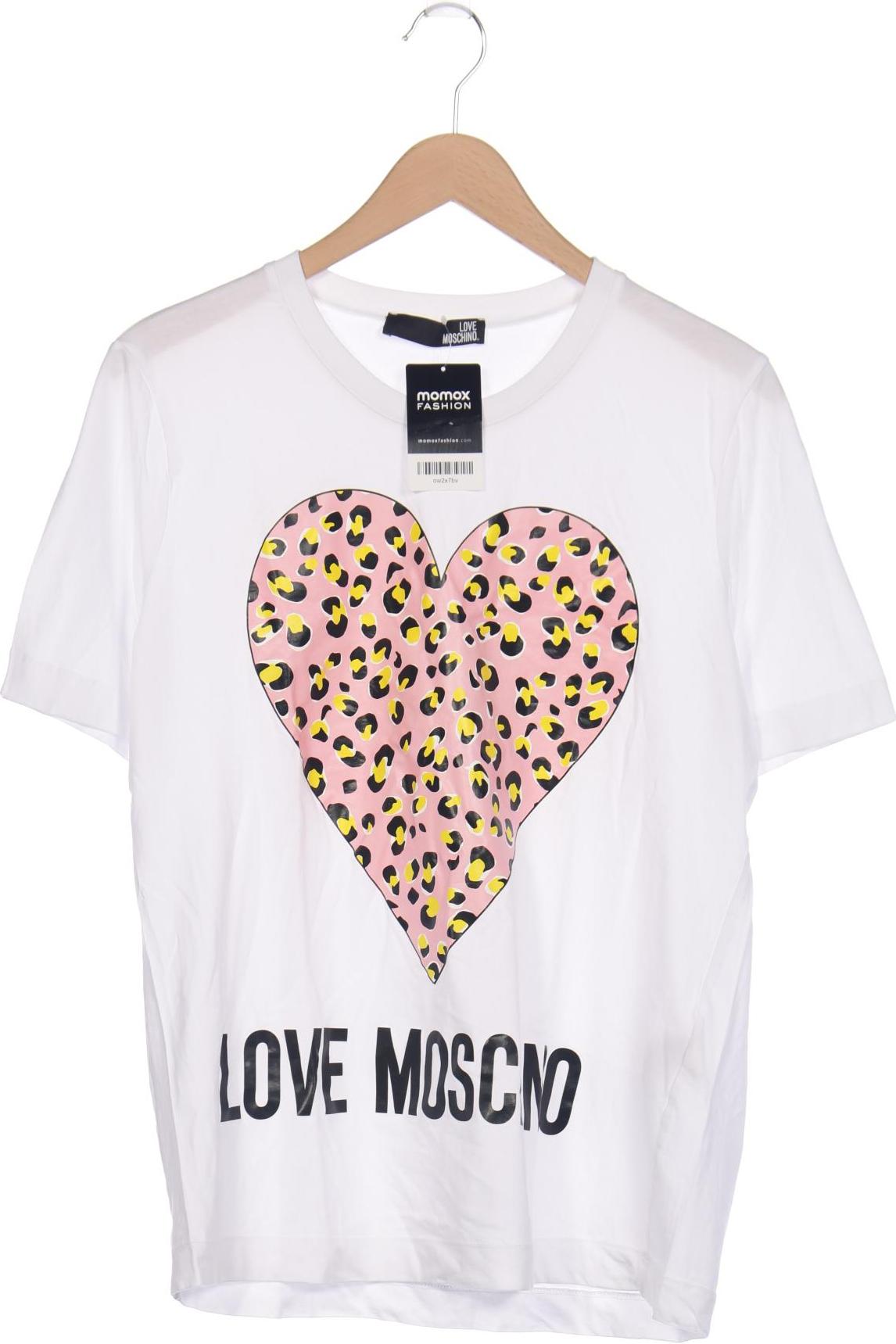 

LOVE MOSCHINO Damen T-Shirt, weiß
