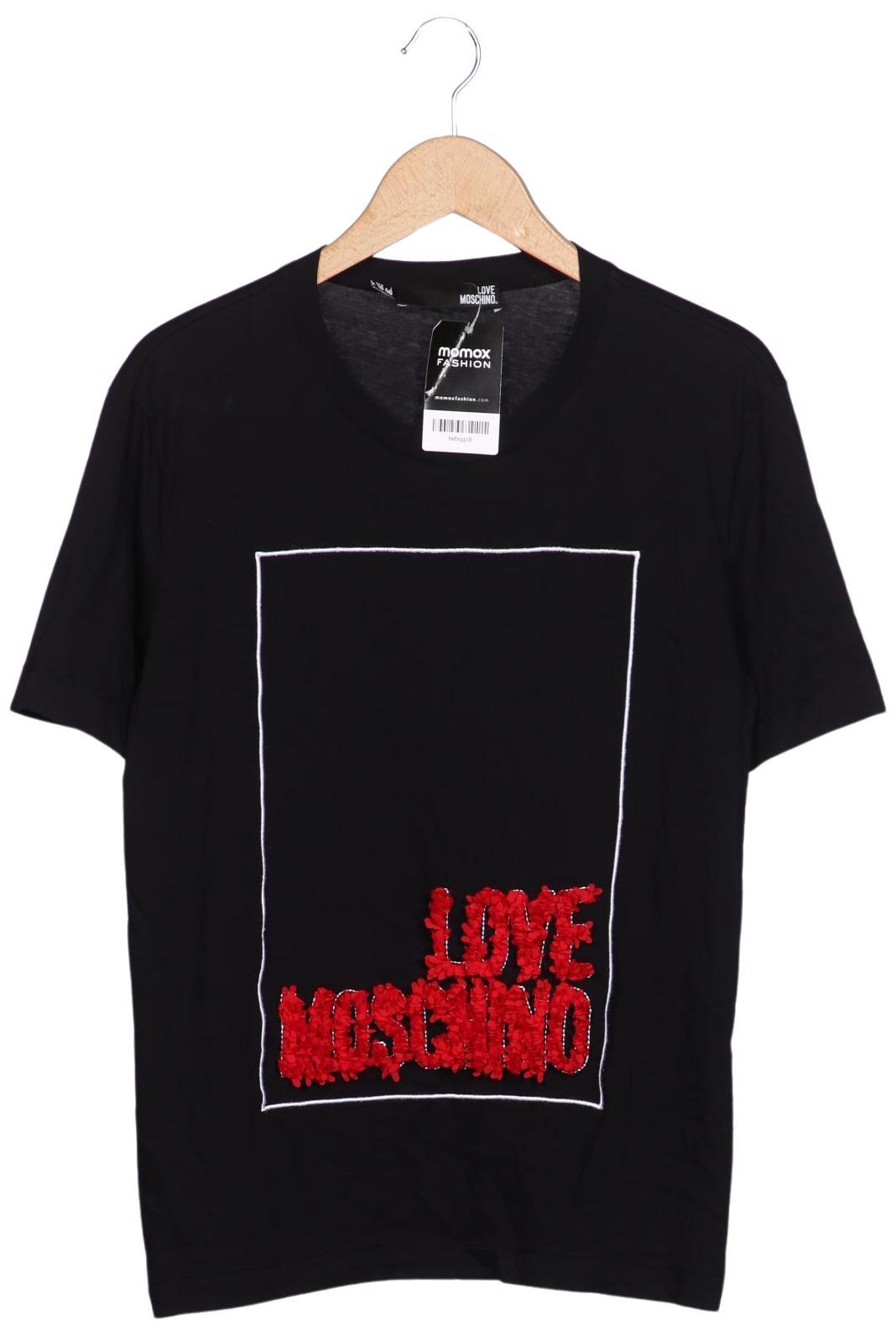 

Love Moschino Damen T-Shirt, schwarz, Gr. 42