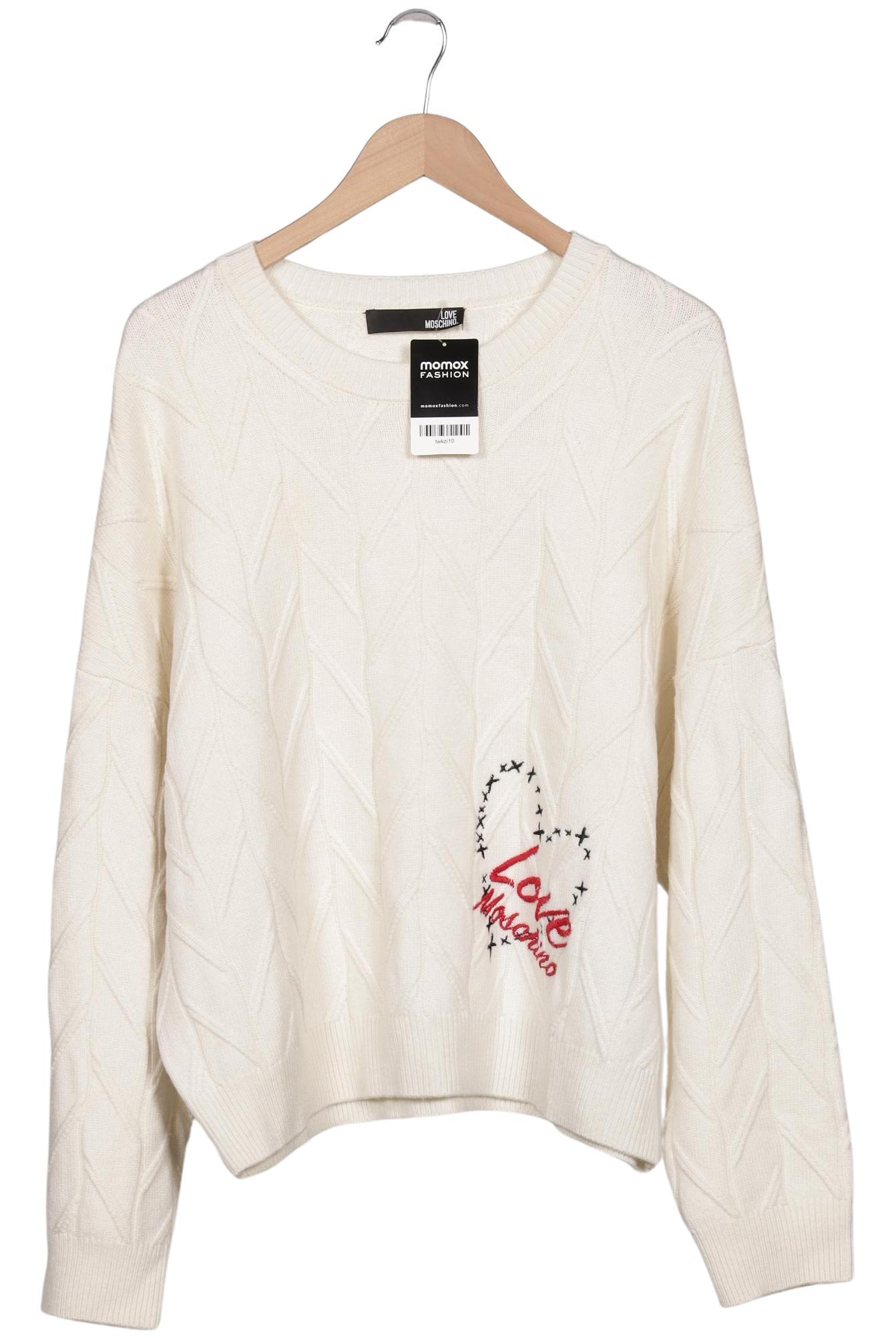 

Love Moschino Damen Pullover, cremeweiß, Gr. 42