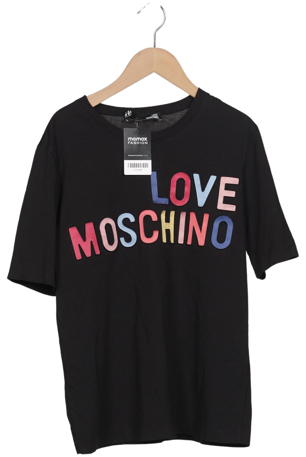 

Love Moschino Damen T-Shirt, schwarz, Gr. 36
