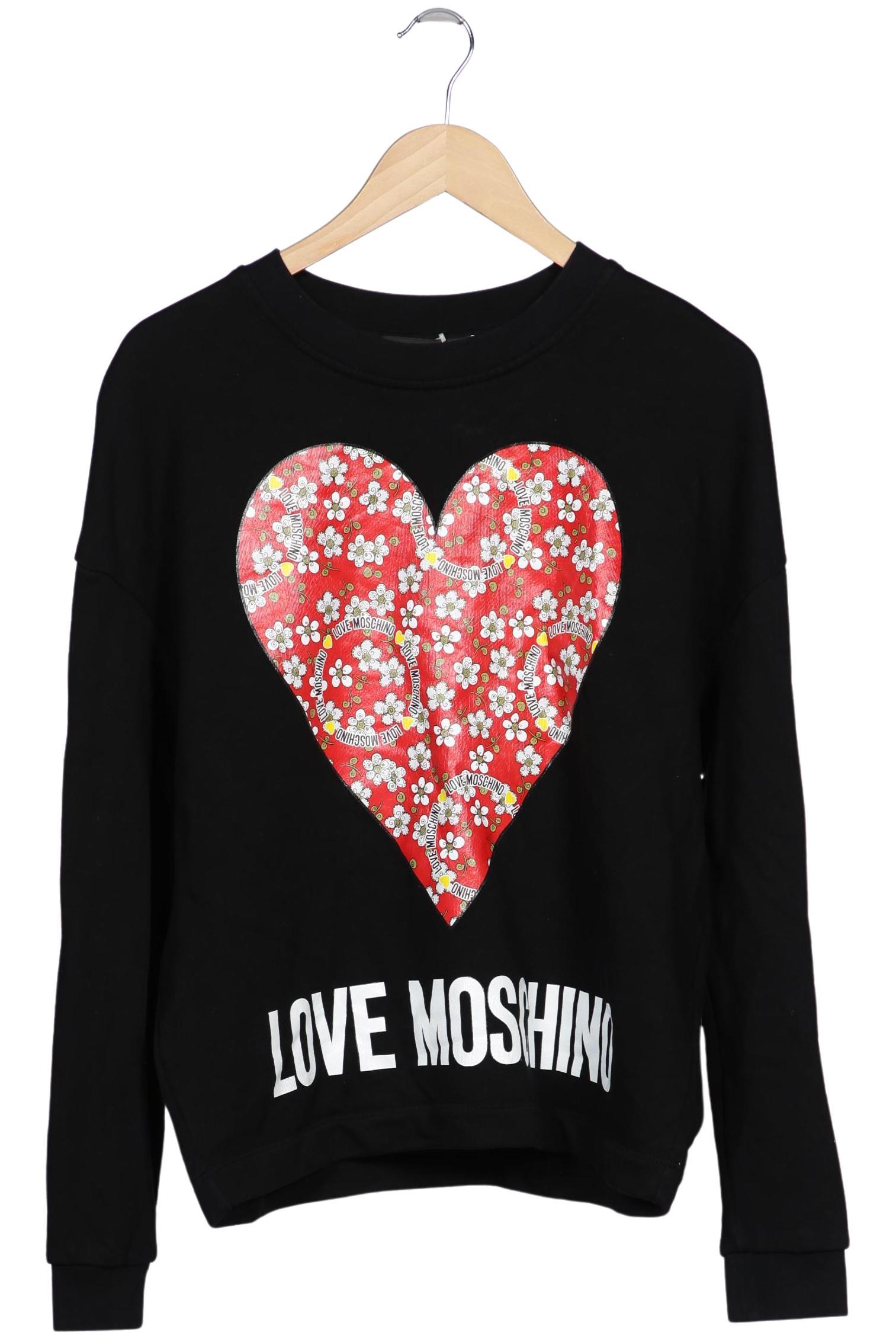 

Love Moschino Damen Sweatshirt, schwarz, Gr. 38