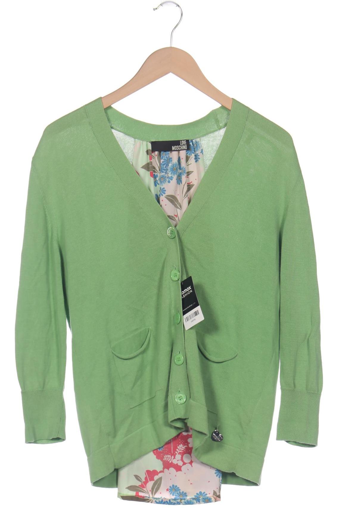 

Love Moschino Damen Strickjacke, grün, Gr. 44