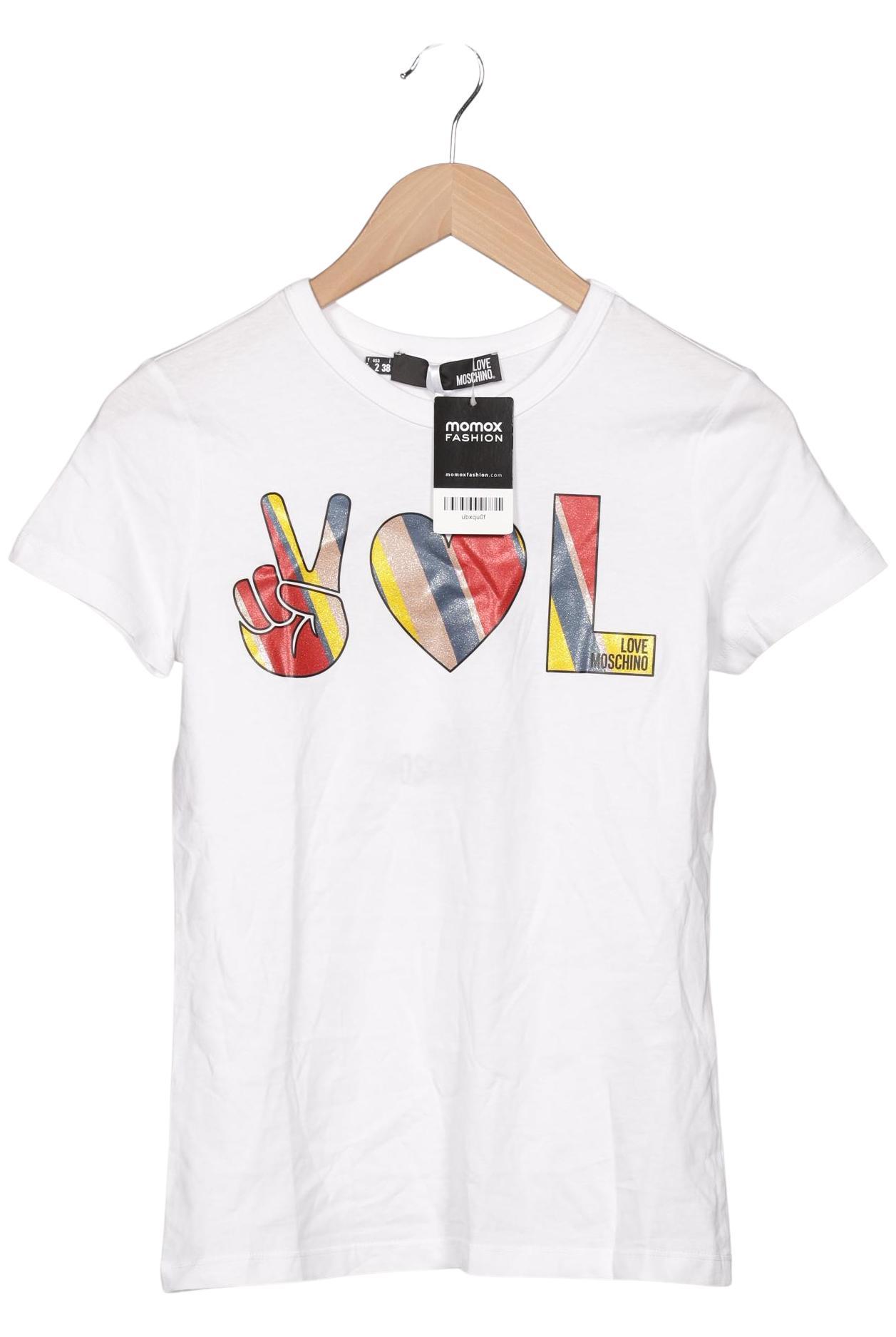 

Love Moschino Damen T-Shirt, weiß, Gr. 34