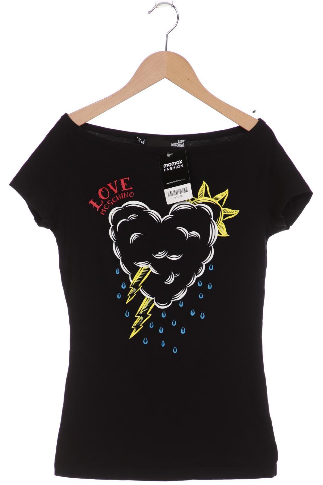 

Love Moschino Damen T-Shirt, schwarz, Gr. 36