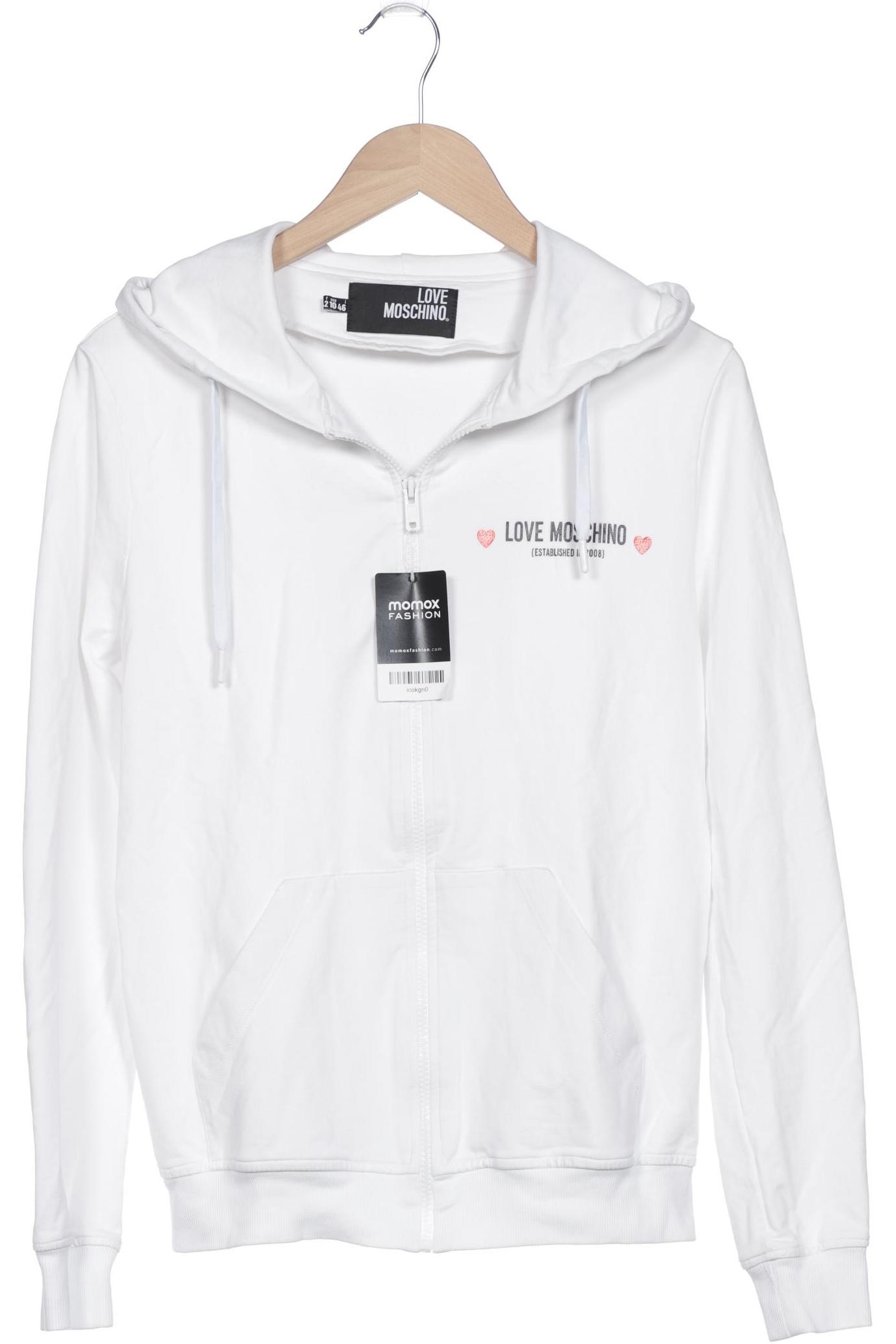 

Love Moschino Damen Kapuzenpullover, weiß, Gr. 42