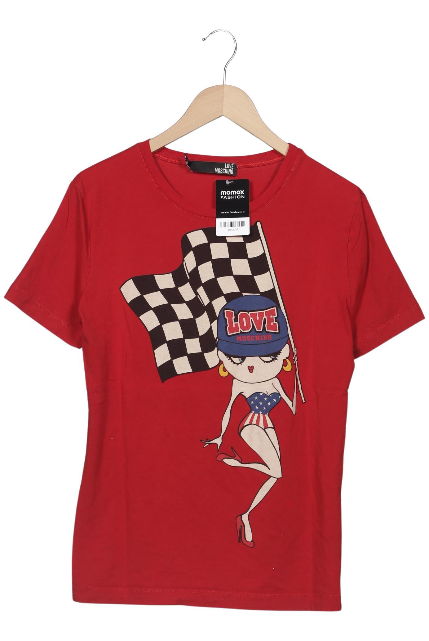 

Love Moschino Damen T-Shirt, rot, Gr. 44