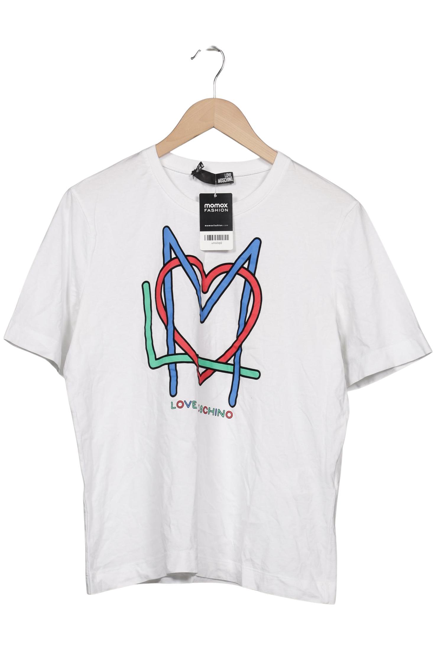 

Love Moschino Damen T-Shirt, weiß, Gr. 42