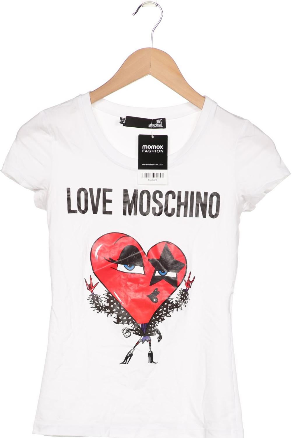 

LOVE MOSCHINO Damen T-Shirt, weiß