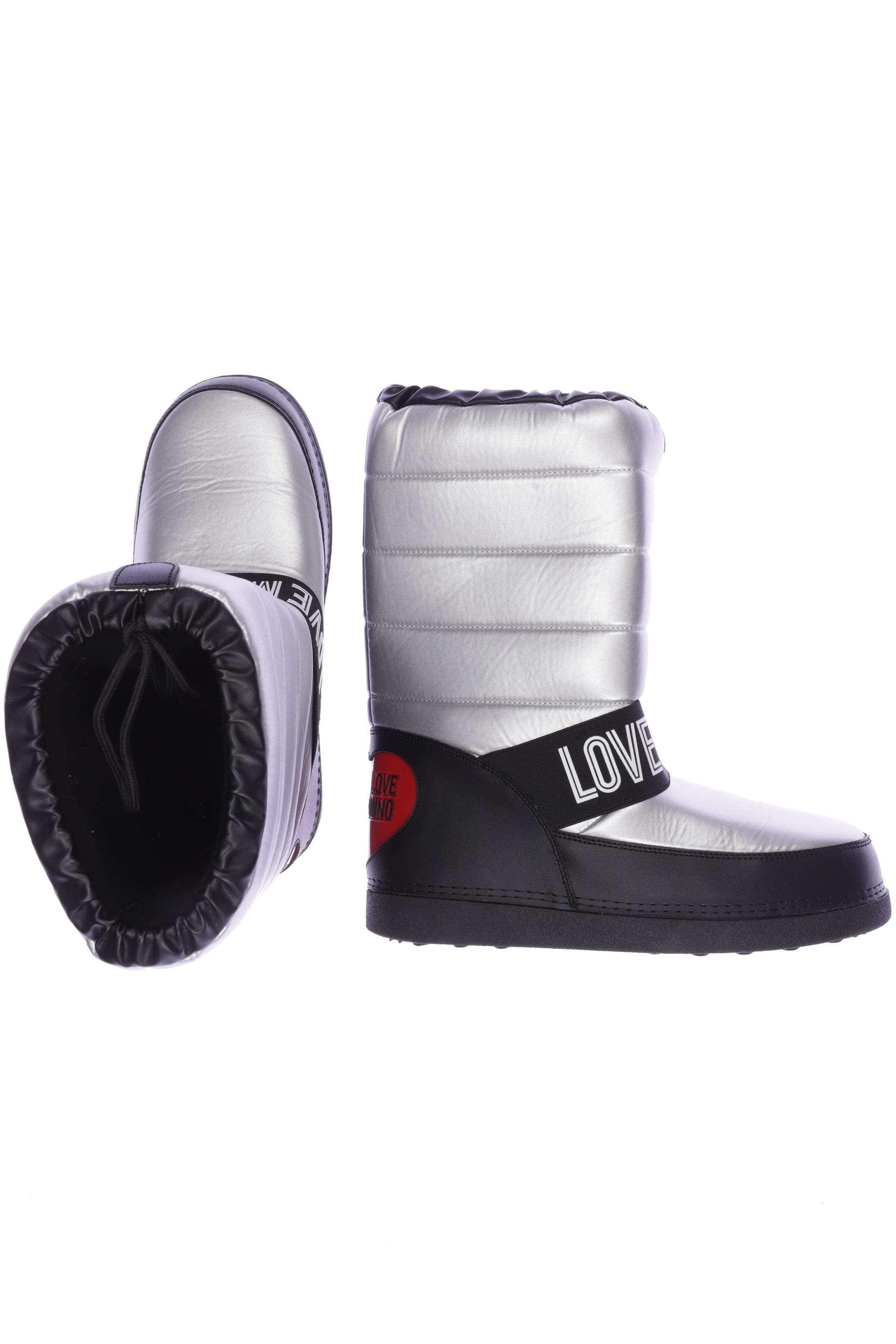 

Love Moschino Damen Stiefel, silber, Gr. 42