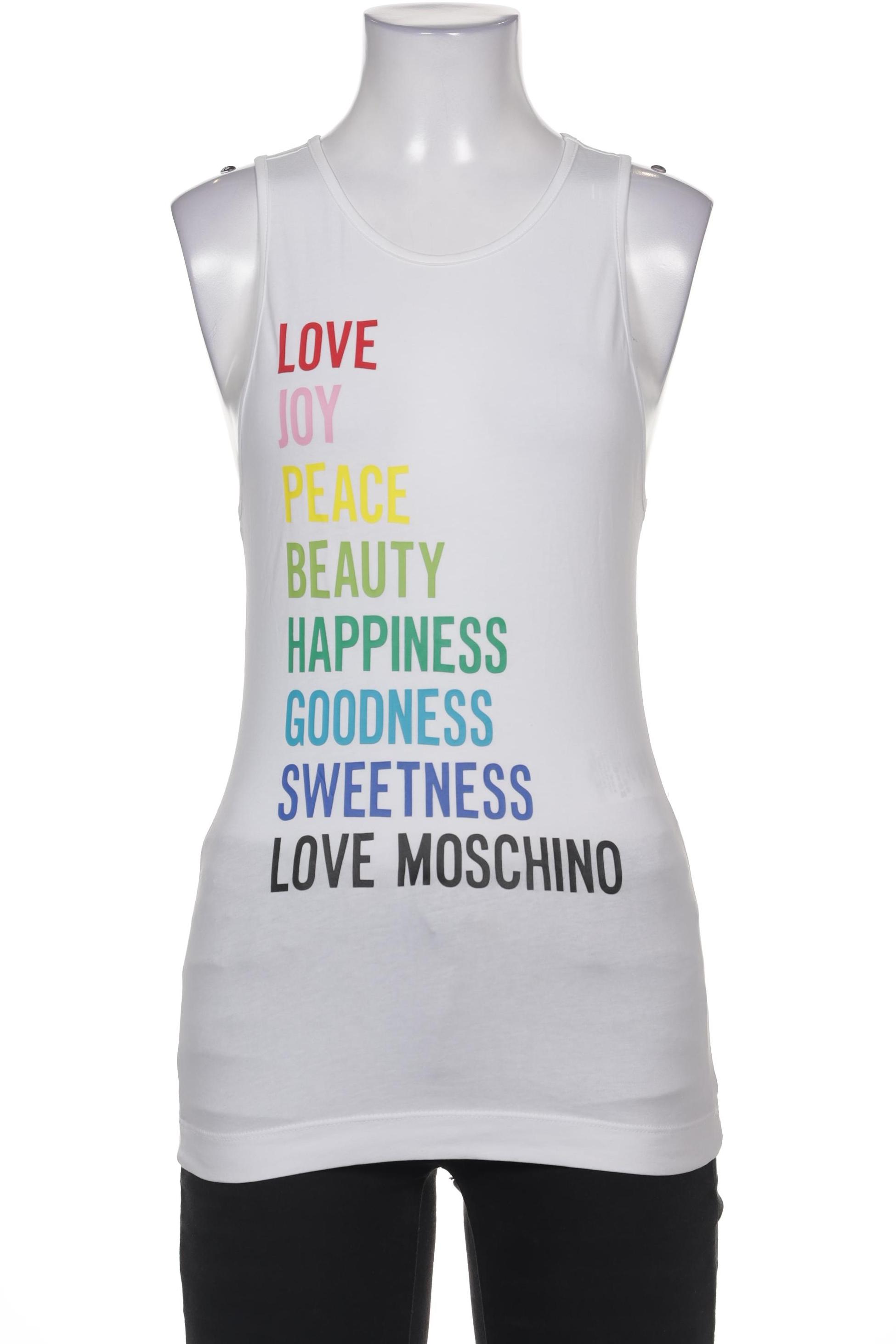 

Love Moschino Damen Top, weiß, Gr. 34