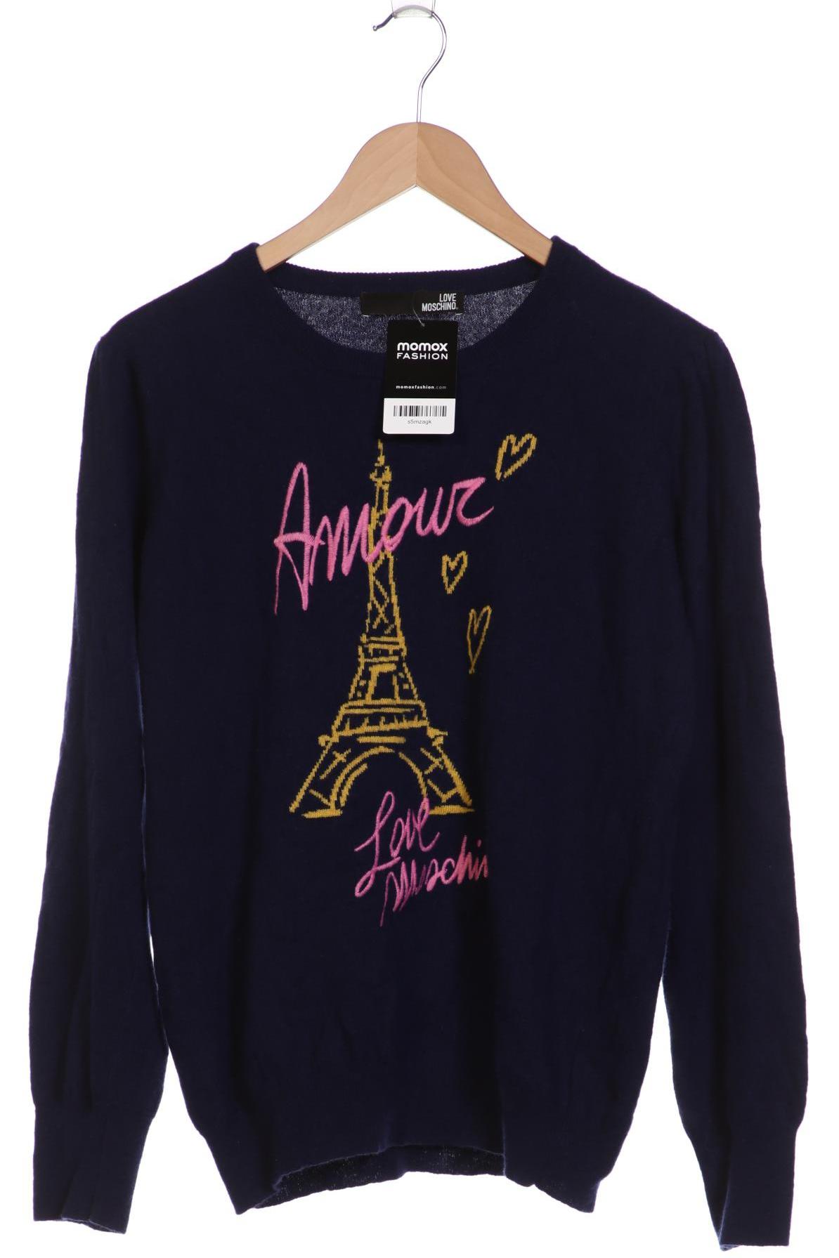 

Love Moschino Damen Pullover, marineblau, Gr. 44