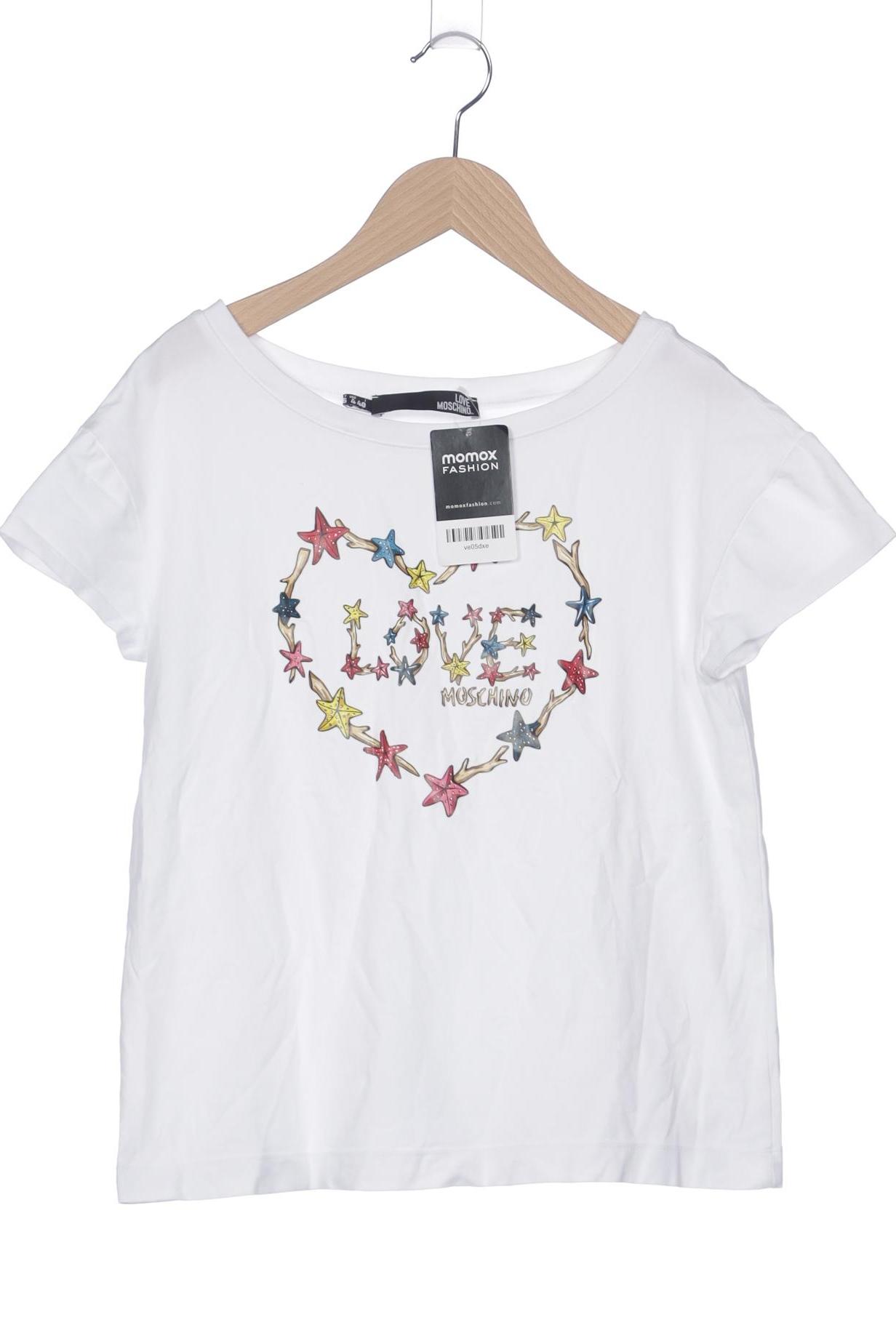 

Love Moschino Damen T-Shirt, weiß, Gr. 36