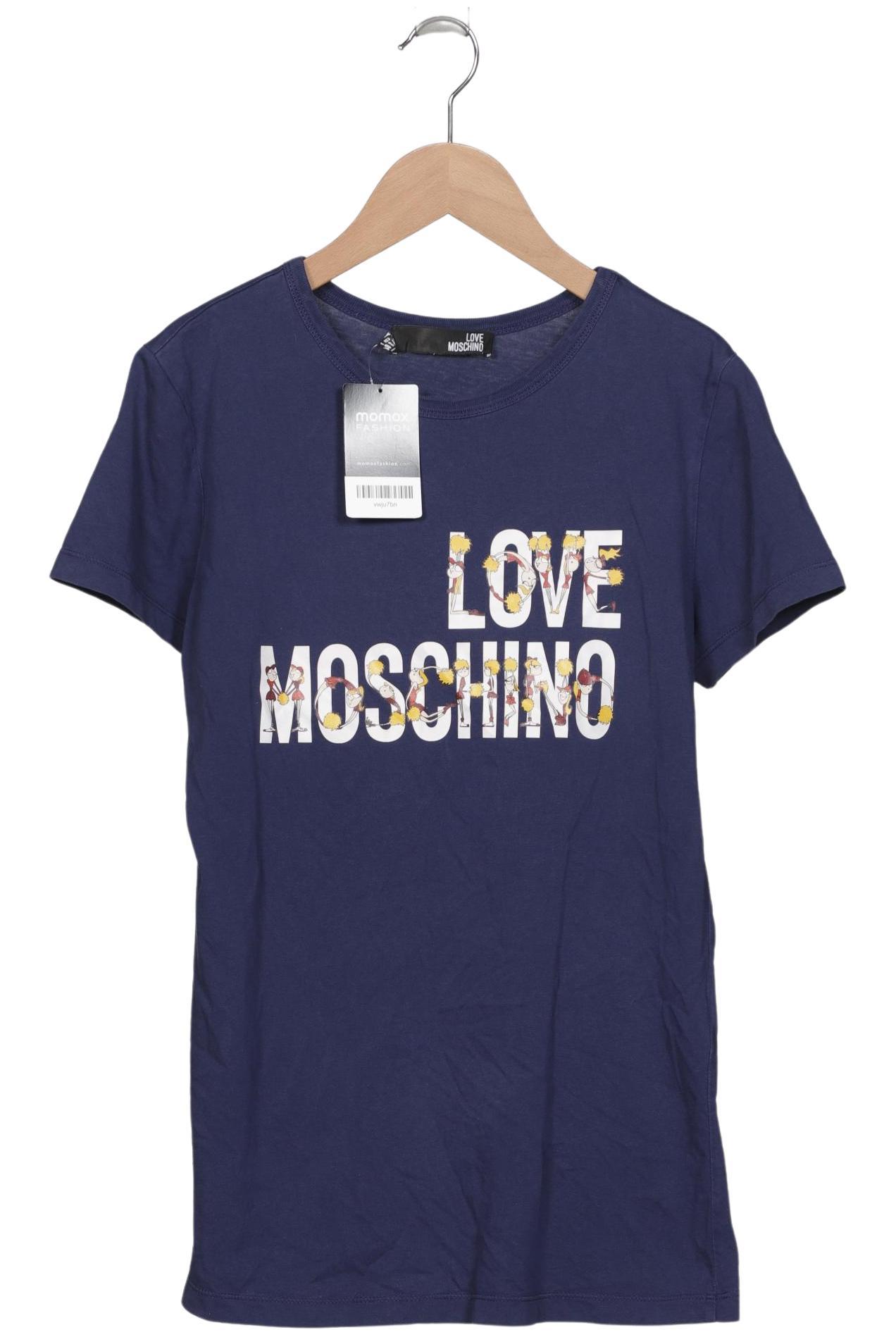 

Love Moschino Damen T-Shirt, marineblau, Gr. 40