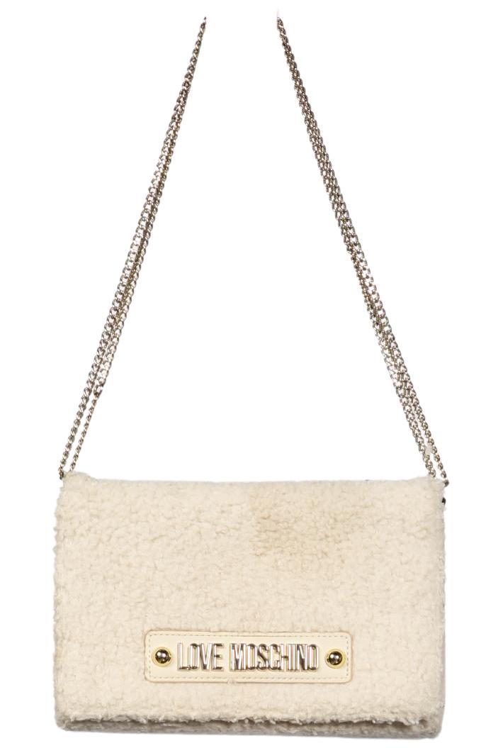 

Love Moschino Damen Handtasche, cremeweiß, Gr.