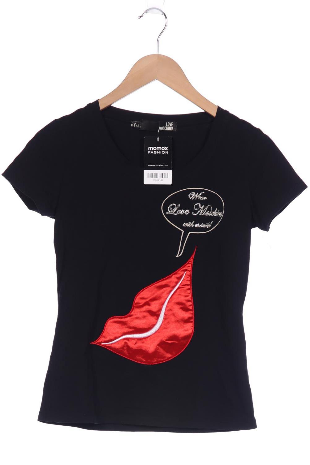 

Love Moschino Damen T-Shirt, schwarz, Gr. 38