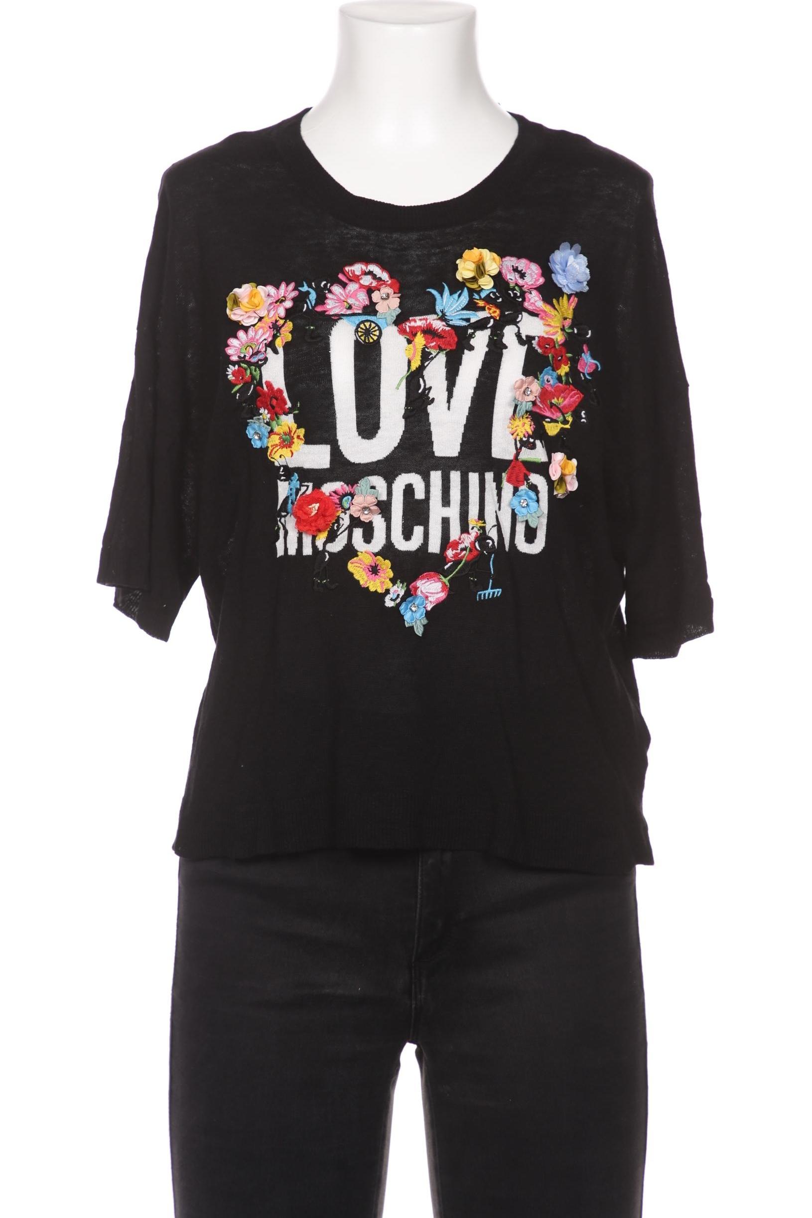 

Love Moschino Damen T-Shirt, schwarz, Gr. 36