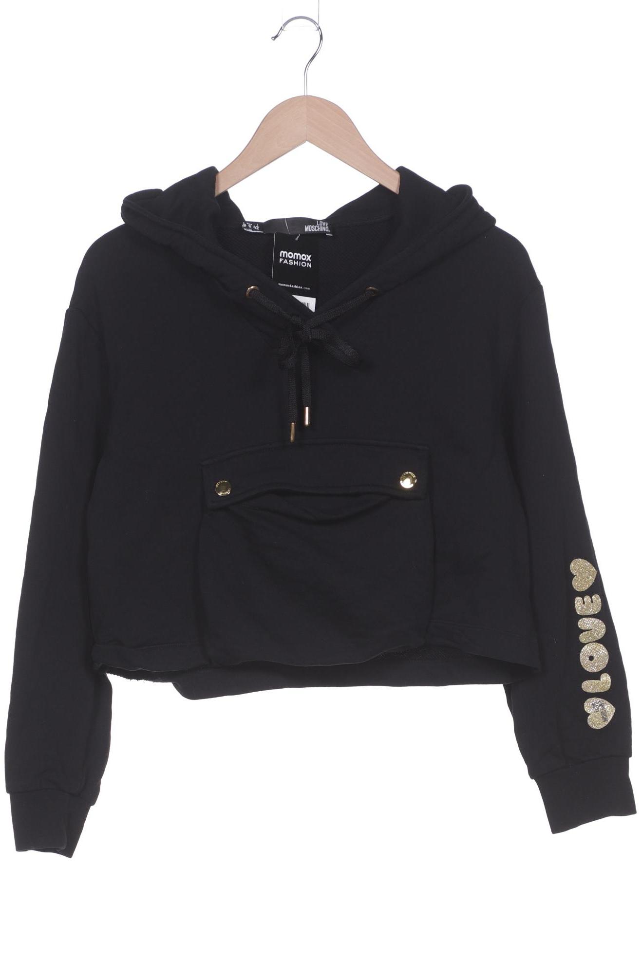 

Love Moschino Damen Kapuzenpullover, schwarz, Gr. 38