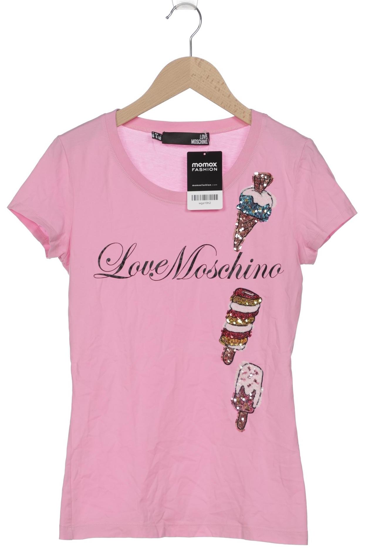 

Love Moschino Damen T-Shirt, pink, Gr. 36