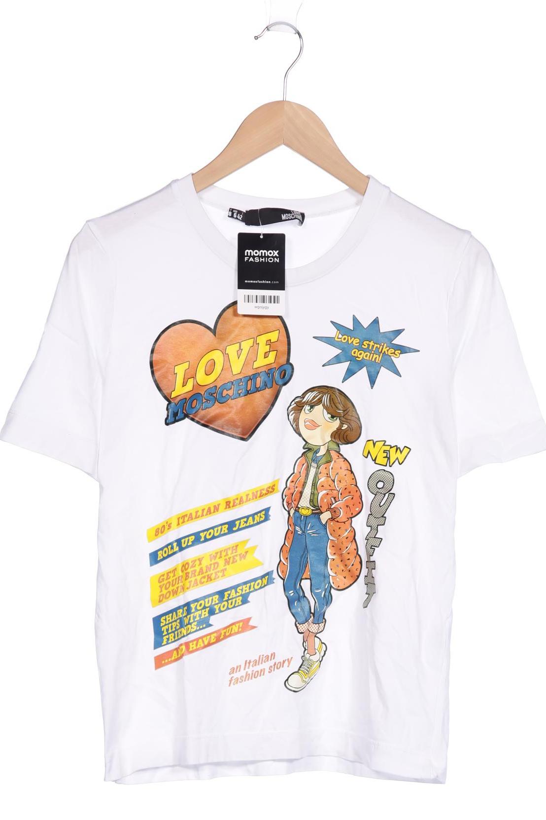 

LOVE MOSCHINO Damen T-Shirt, weiß