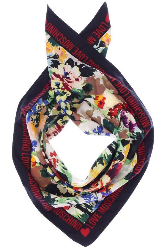 

Love Moschino Damen Schal, mehrfarbig, Gr.