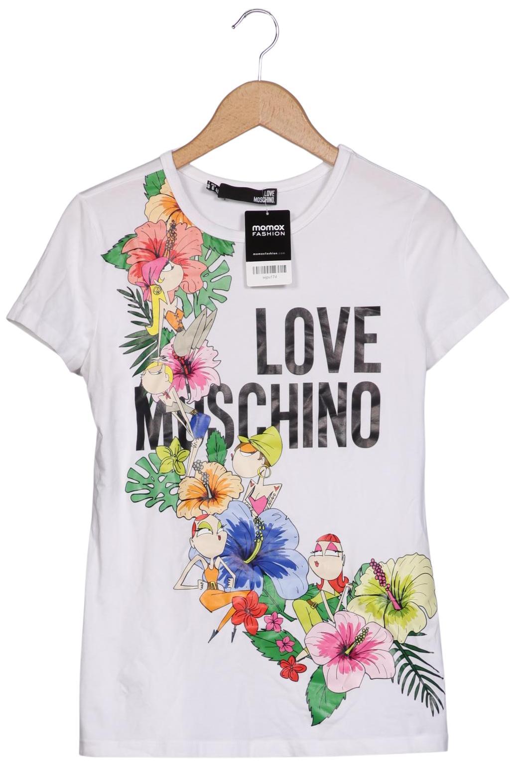 

Love Moschino Damen T-Shirt, weiß, Gr. 38