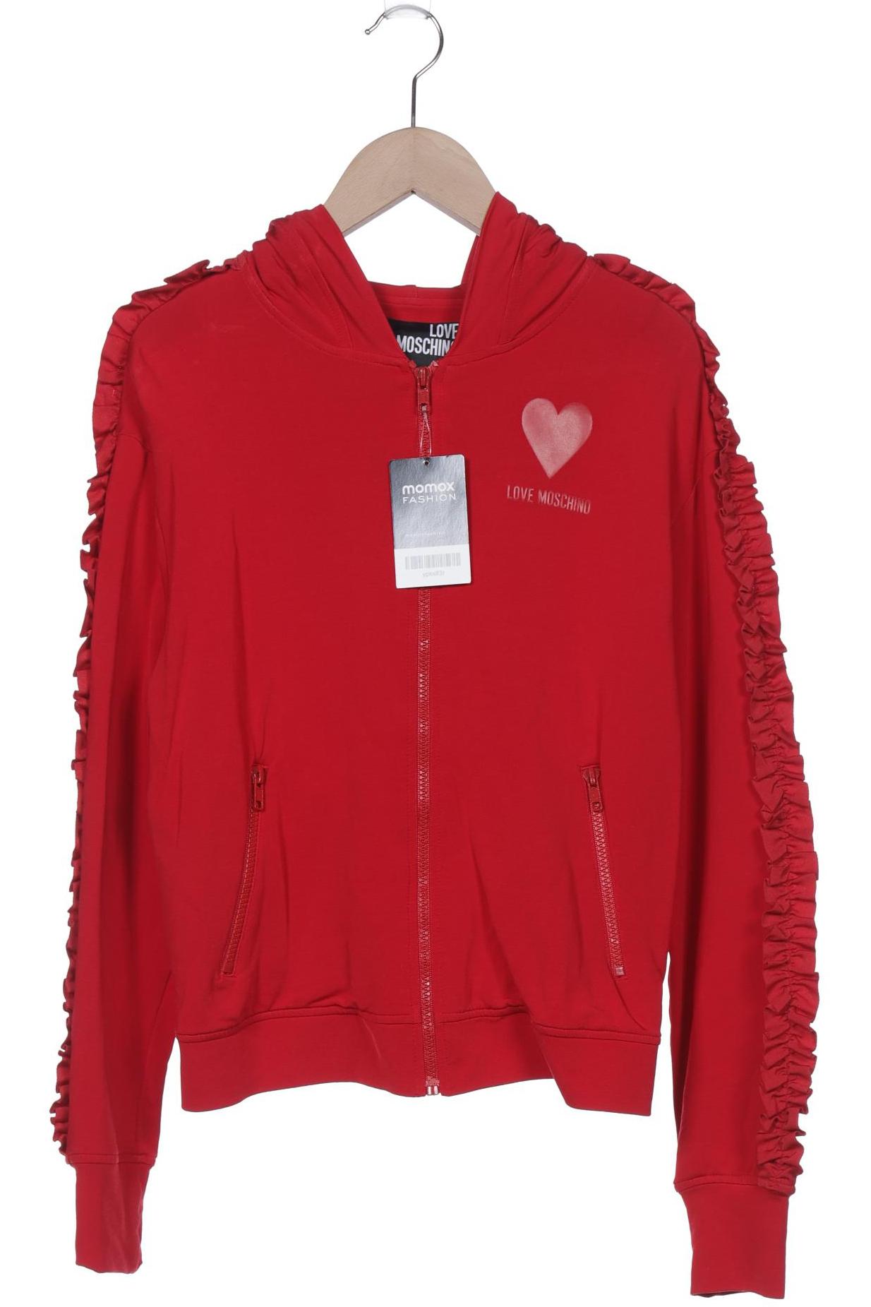 

Love Moschino Damen Kapuzenpullover, rot, Gr. 34